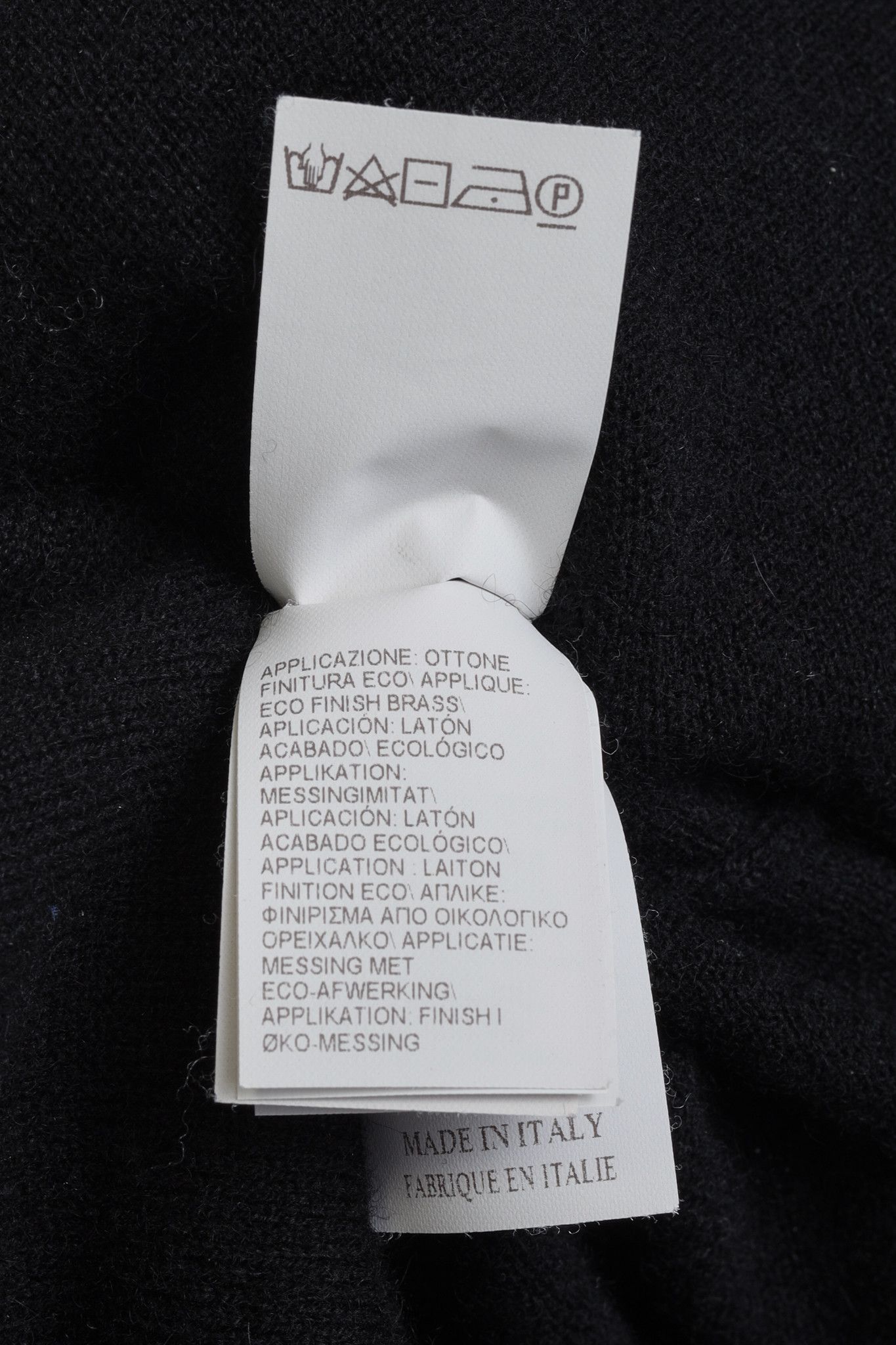 Brunello Cucinelli Brunello Cucinelli Black Cashmere Monili Bead Sweater Size L / US 10 / IT 46 - 9 Thumbnail