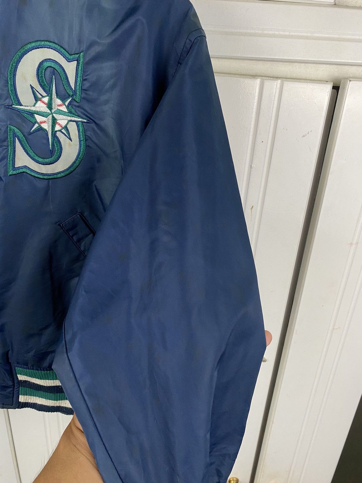 MLB × Vintage Vintage MLB Bomber Jacket Mariners Size US XS / EU 42 / 0 - 6 Thumbnail