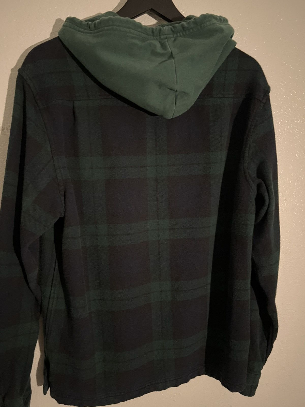 Supreme Supreme half zip hooded flannel 2016 Size US M / EU 48-50 / 2 - 2 Thumbnail