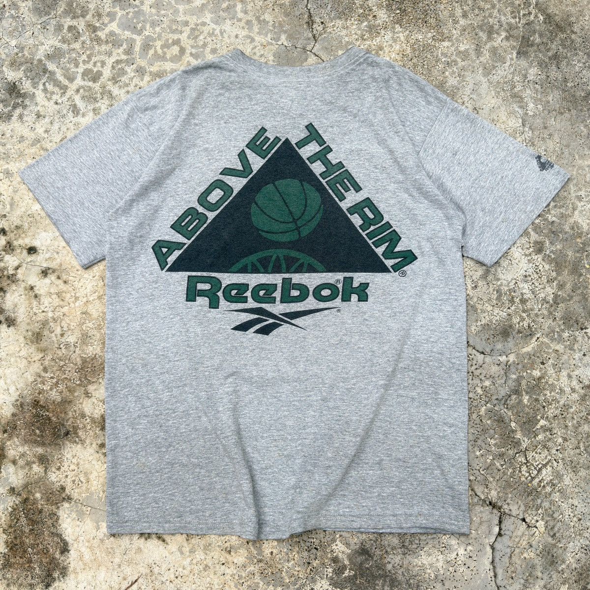 Vintage 90s Reebok X Above The Rim Made In Usa Big Logo Rare