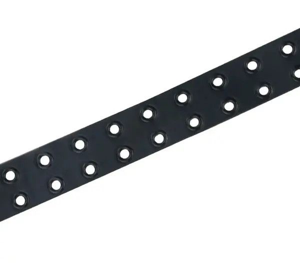 VIBE Black PU Leather Belt Size ONE SIZE - 4 Thumbnail