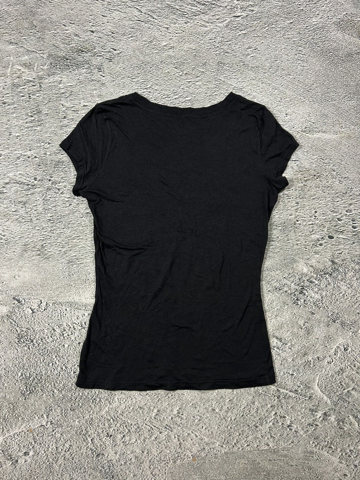 True Religion True Religion Rose T-shirt logo Red Black V-Neck cropped Size S / US 4 / IT 40 - 5 Thumbnail