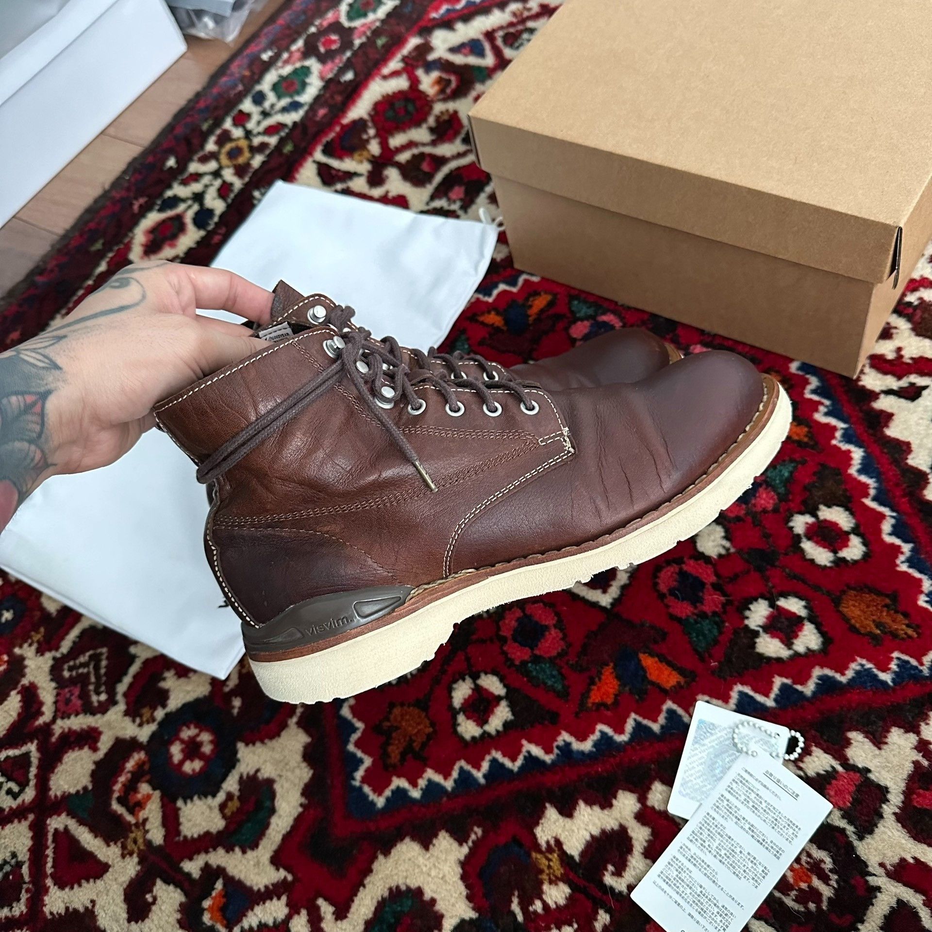 Visvim visvim VIRGIL BOOTS KNGR FOLK Size US 9 / EU 42 - 4 Thumbnail