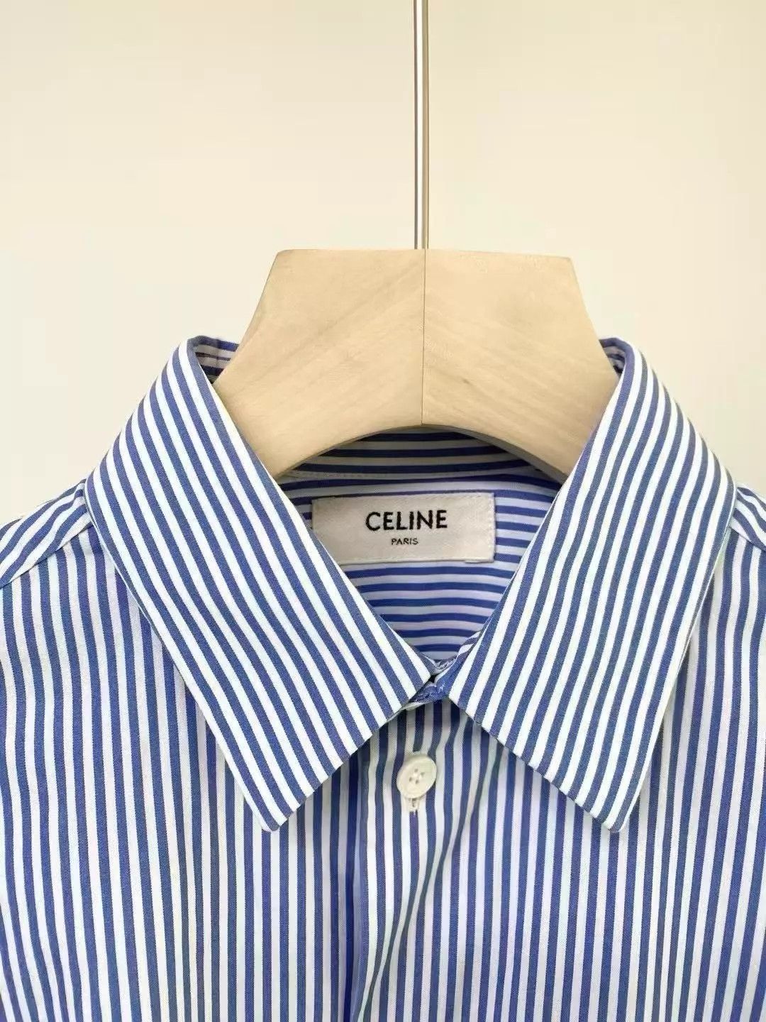 Celine Celine classic striped shirt 34 like new Y642 Size XS / US 0-2 / IT 36-38 - 4 Thumbnail