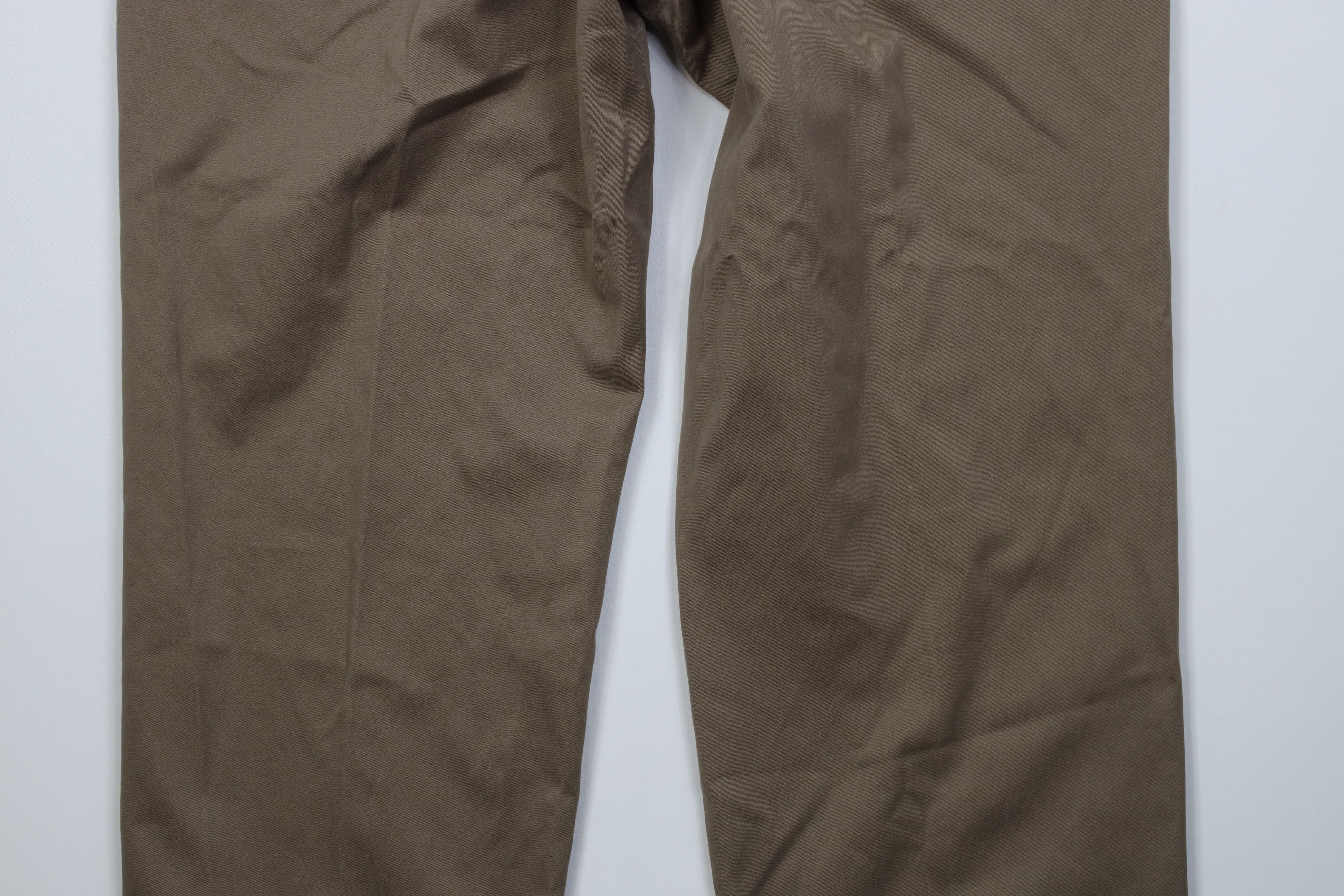 Lands' End Vintage 90s Lands End Heavyweight Wide Leg Chino Pants Brown Size US 36 / EU 52 - 12 Thumbnail