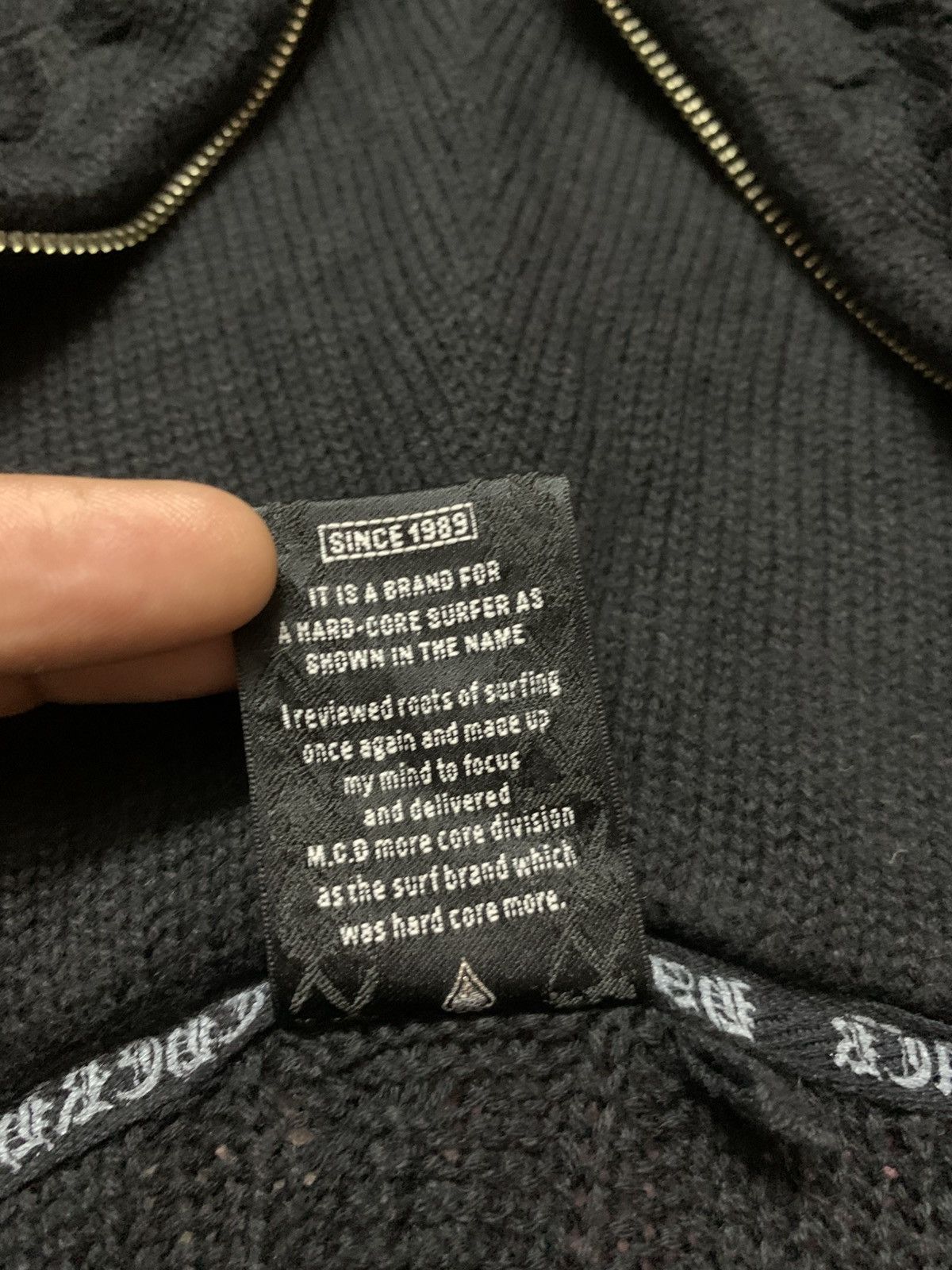Gotcha × Japanese Brand MCD Sweater Knitted Stretch Full Zipper Michael Tomson Size US S / EU 44-46 / 1 - 11 Thumbnail