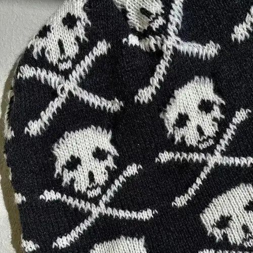 Other Unisex Skullies Streetwear Knitted Y2K Beanies Size ONE SIZE - 4 Thumbnail