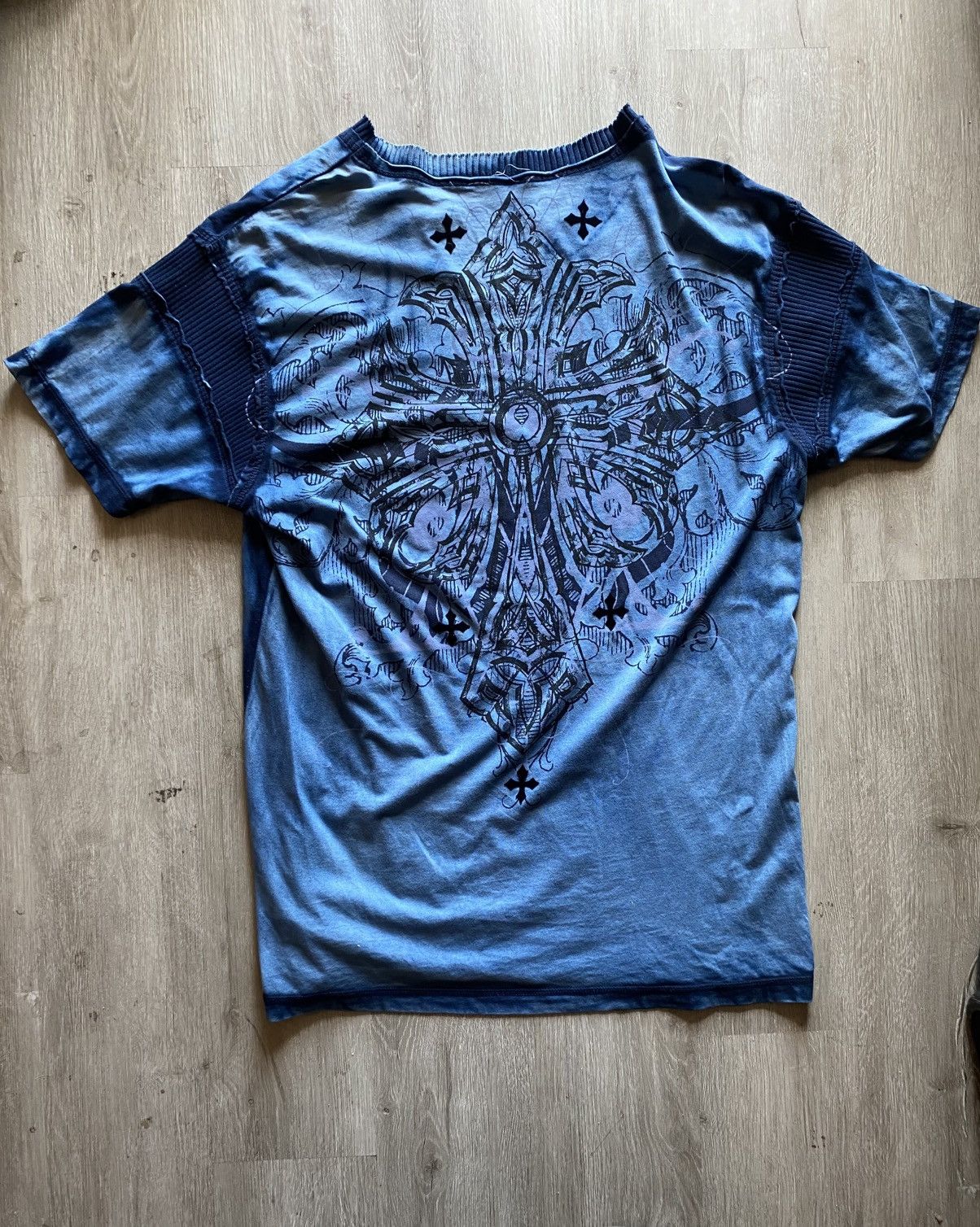 Affliction Blue Midnight Affliction Tee Size US XXL / EU 58 / 5 - 4 Thumbnail