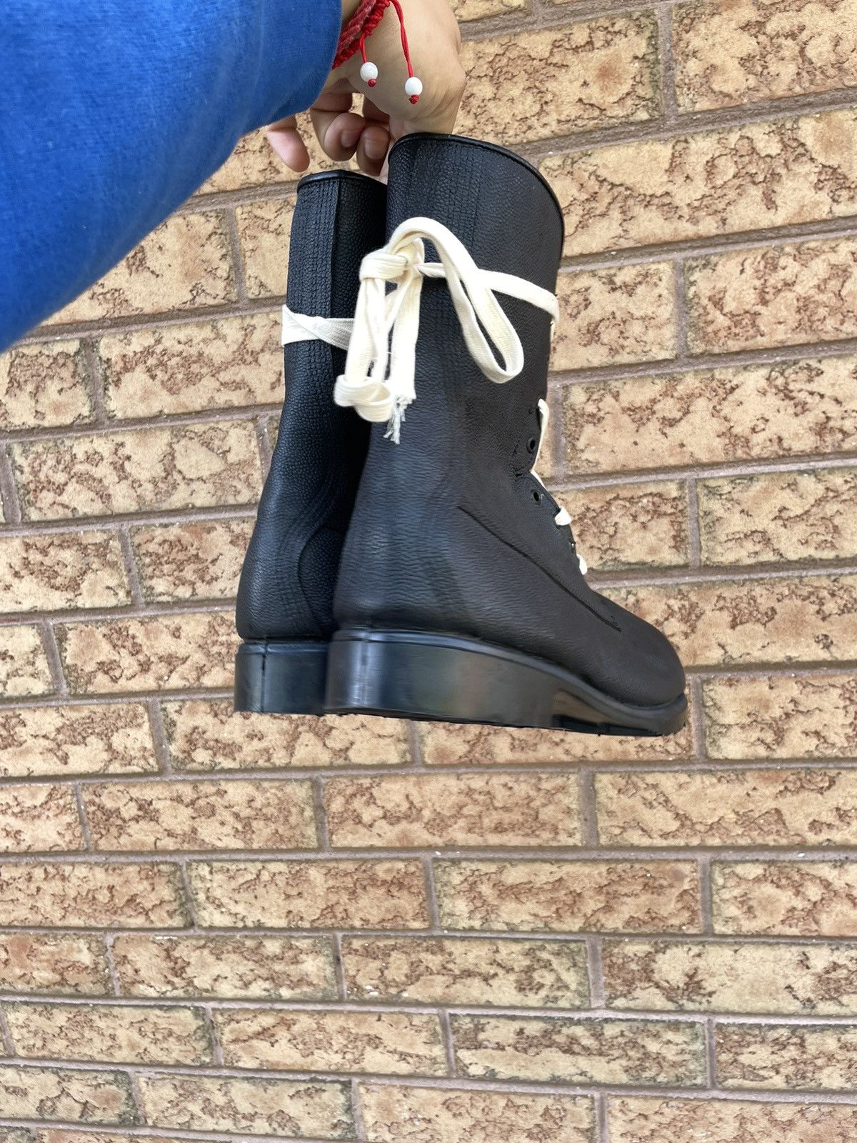 Vintage Rare 80/90s Military Leather Combat Boots Size US 13 / EU 46 - 4 Thumbnail