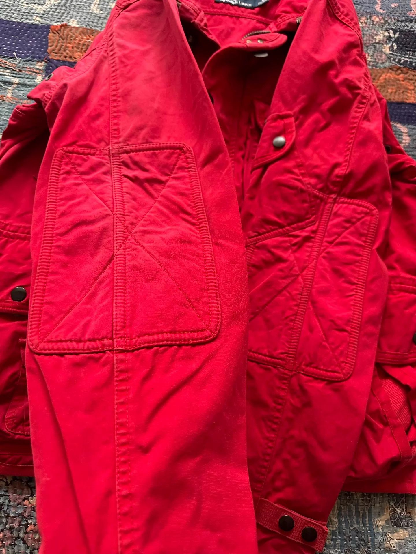 RRL Ralph Lauren Polo RRL Nautical Jacket M Distressed Light Red Size US M / EU 48-50 / 2 - 7 Thumbnail
