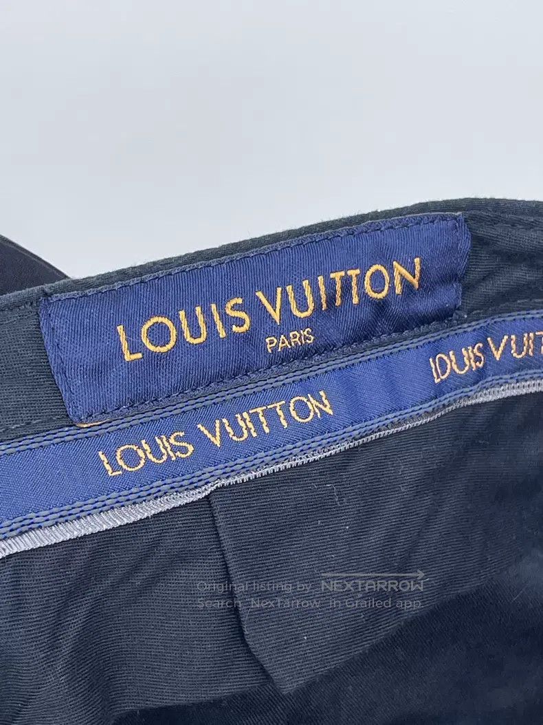 Louis Vuitton Louis Vuitton Black full-print presbyopic slacks pants Size US 38 / EU 54 - 6 Thumbnail