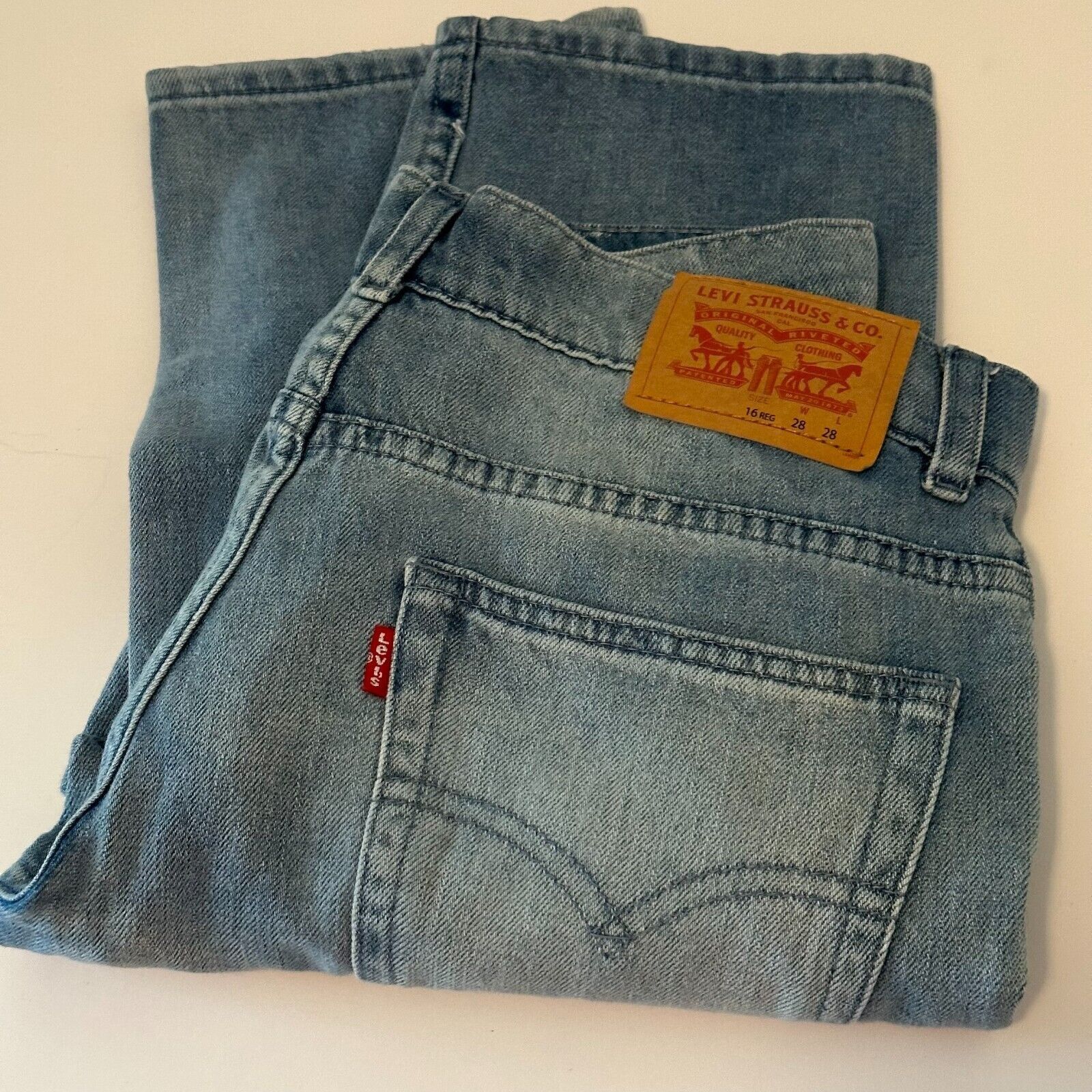 Levi's Levi's 511 Slim Jeans 16 reg28x28, patches Distressed, 80s ! Size US 28 / EU 44 - 2 Thumbnail