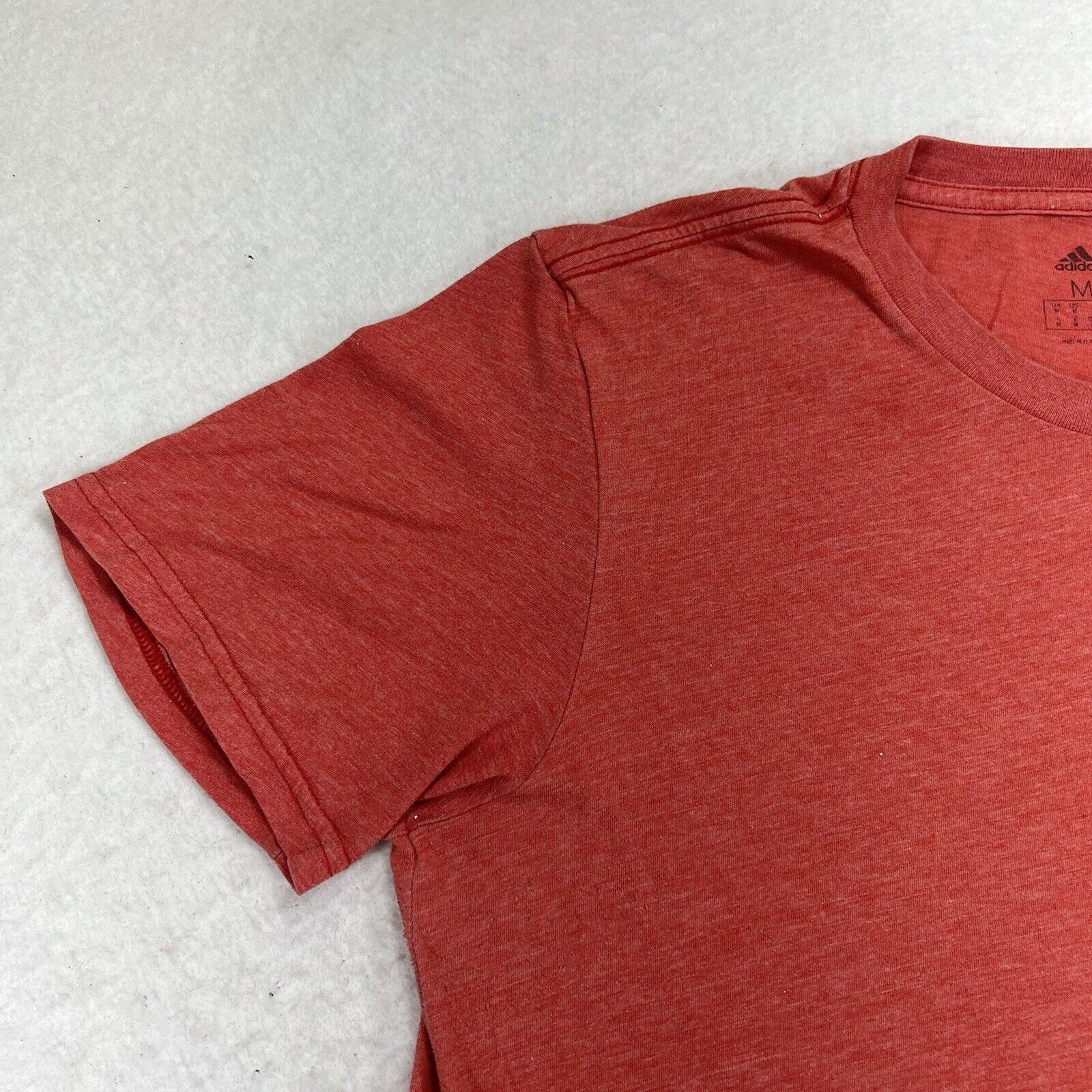 Adidas Adidas Medium Light Red Athletic Lightweight T Shirt Size US M / EU 48-50 / 2 - 5 Thumbnail