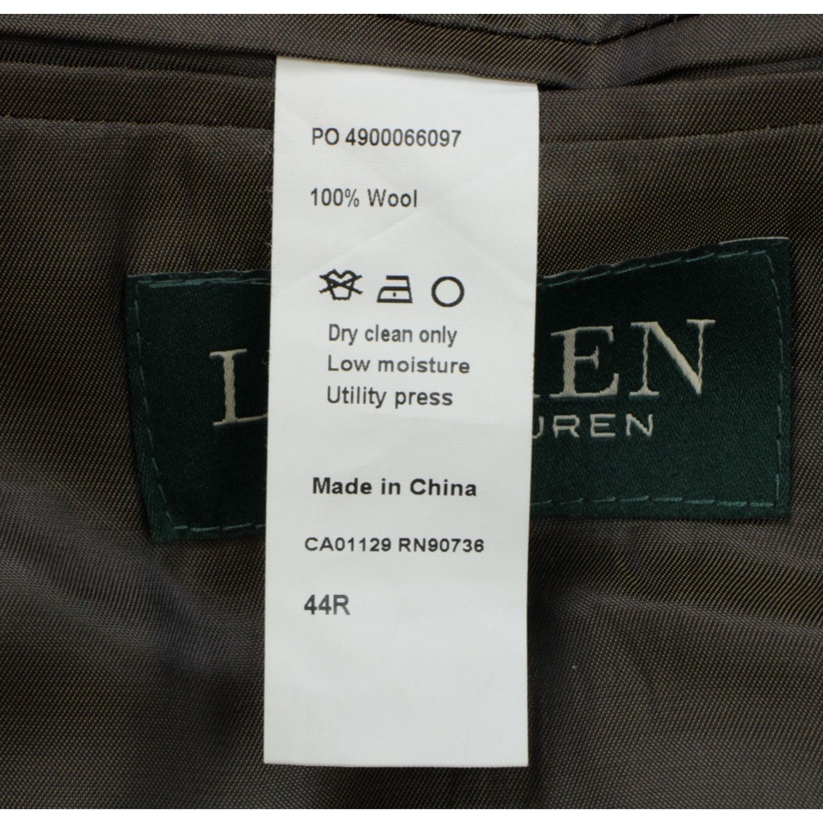 Lauren Ralph Lauren Lauren Ralph Lauren Blazer Mens 44R 100% Wool Houndstooth Size 44R - 5 Thumbnail