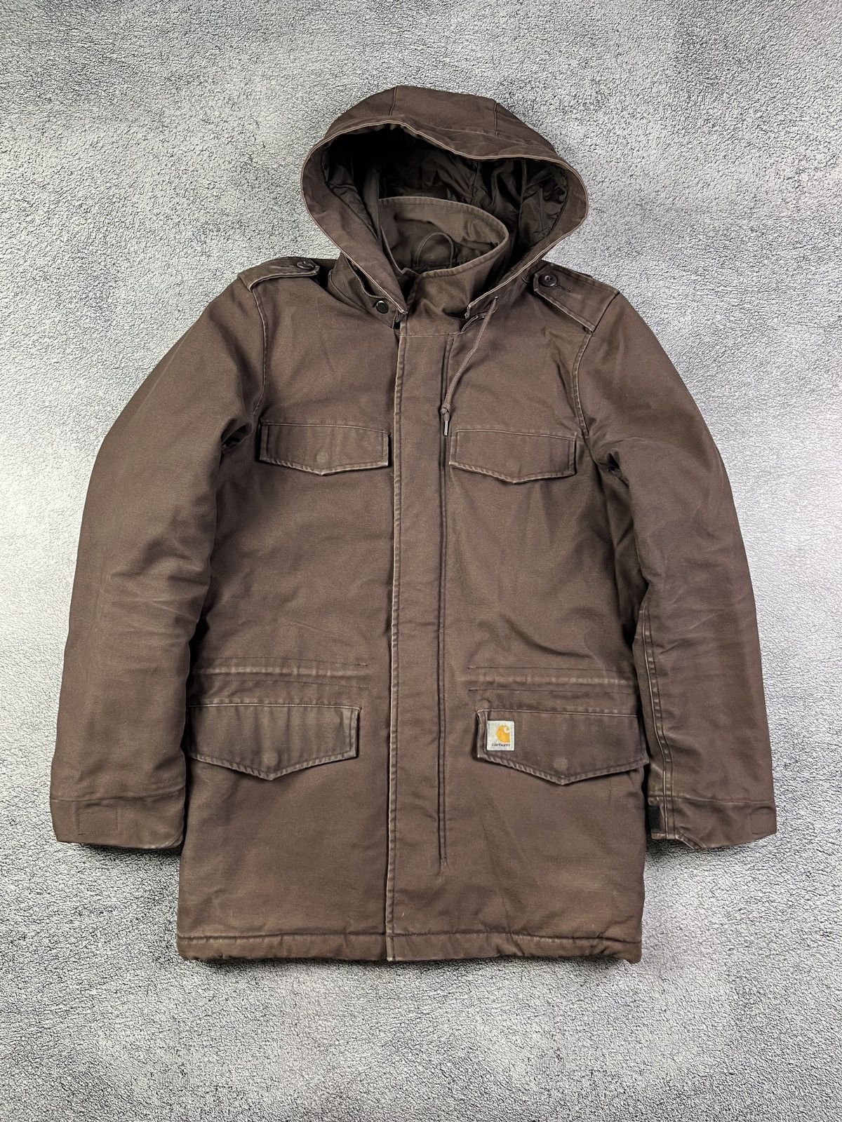 Vintage Vintage Carhartt Brown Jacket Parka | Grailed