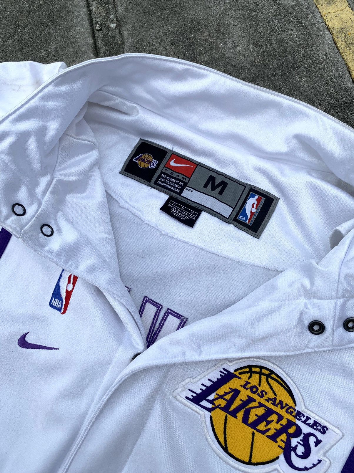 NBA Vintage Nike Team X L.A Lakers Nike NBA Warm-Up Set Size US XL / EU 56 / 4 - 5 Thumbnail