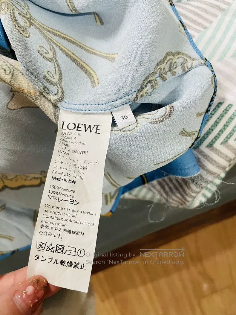 Loewe Loewe Teal Shirt Size XS / US 0-2 / IT 36-38 - 7 Thumbnail