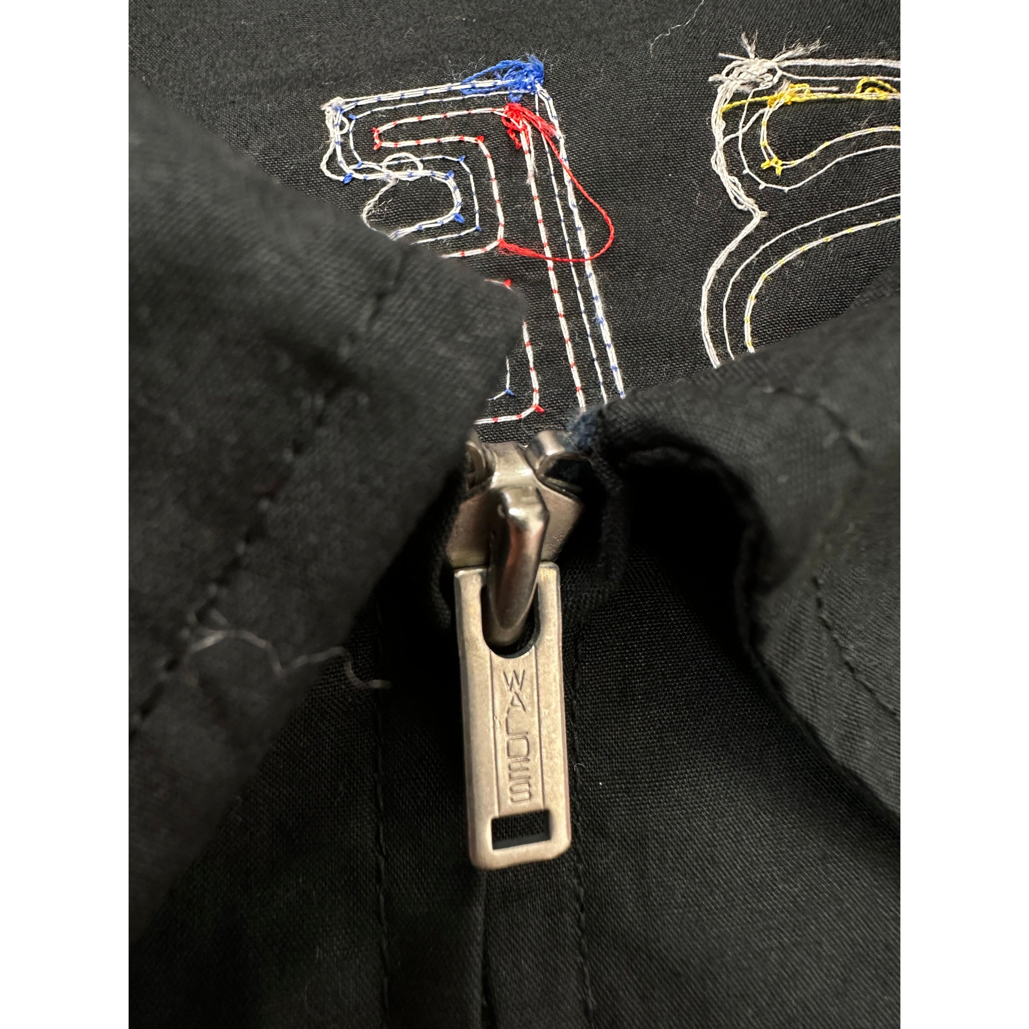 Saint Michael SAINT TEARS 'CHOSE YOUR SAVIOR' CHAIN-STITCHED COACH JACKET Size US XL / EU 56 / 4 - 12 Thumbnail