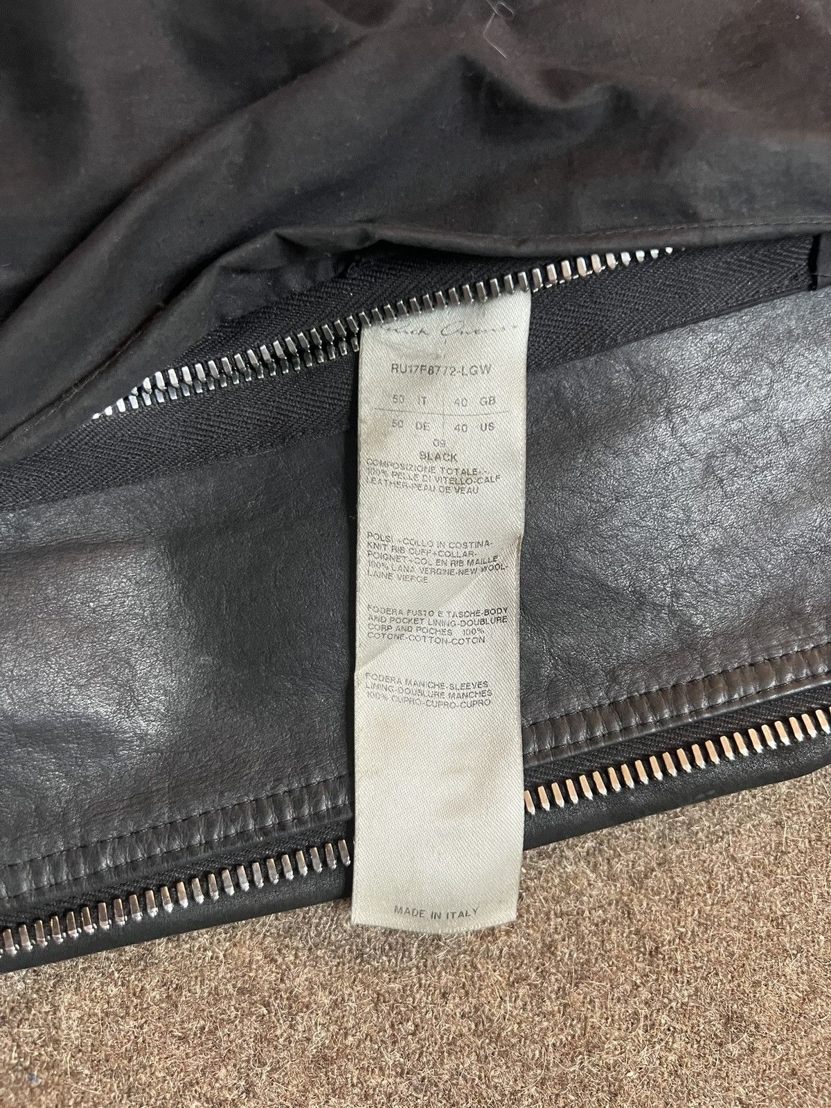 Rick Owens Rick Owens FW17 Geo Harness Leather Jacket Size US M / EU 48-50 / 2 - 13 Thumbnail
