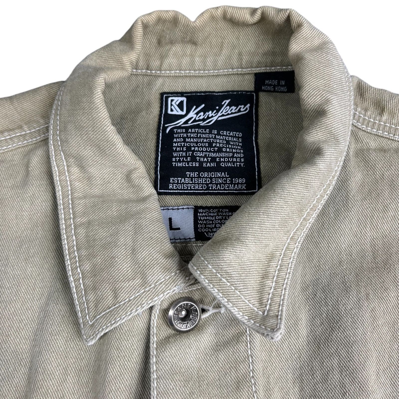 Karl Kani Vintage Y2K Karl Kani Sage Denim Jacket Embroidered Large Size US L / EU 52-54 / 3 - 7 Thumbnail