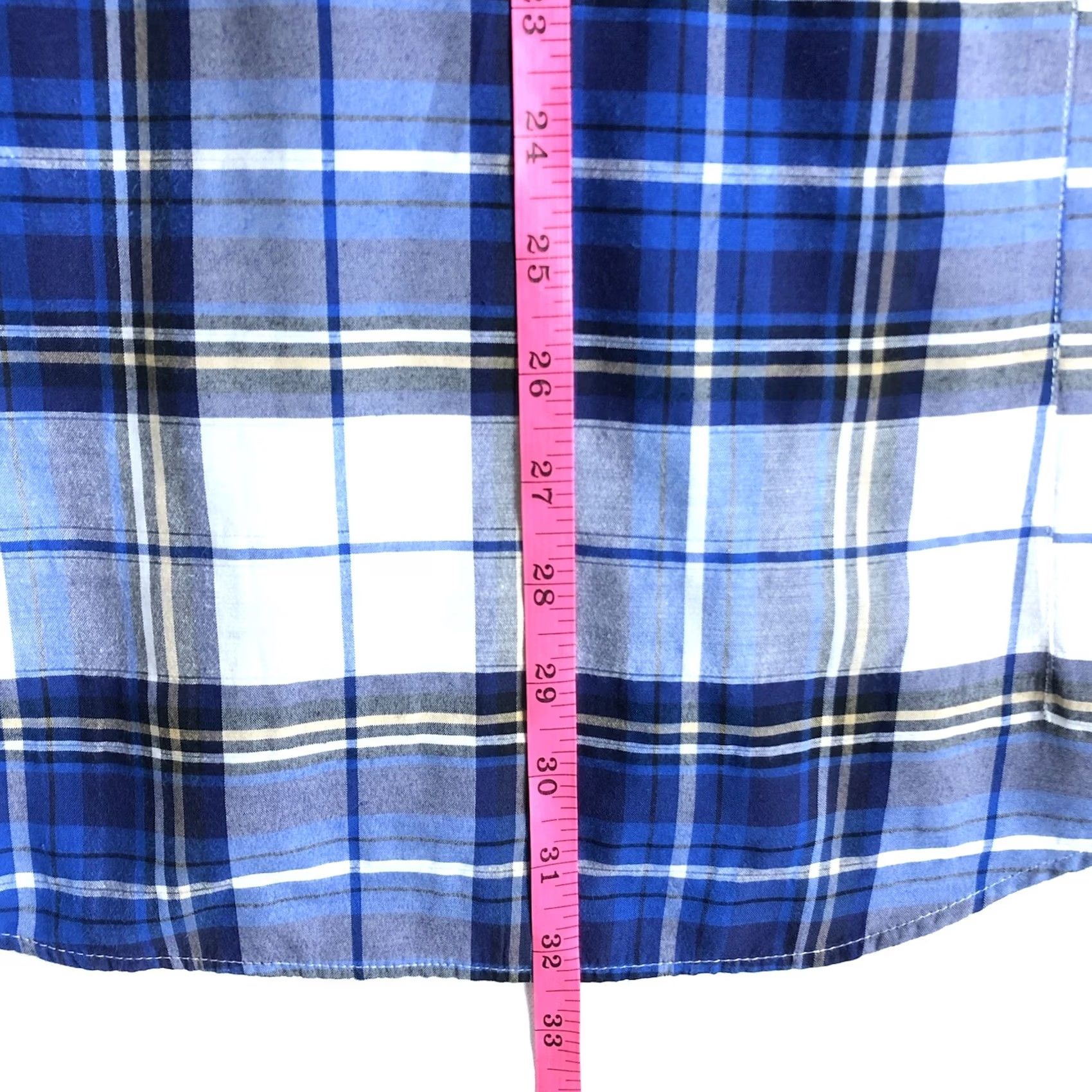 Zara Zara Man Casual Long Sleeve Blue Plaid Shirt Men's Size Medium Size US M / EU 48-50 / 2 - 6 Thumbnail
