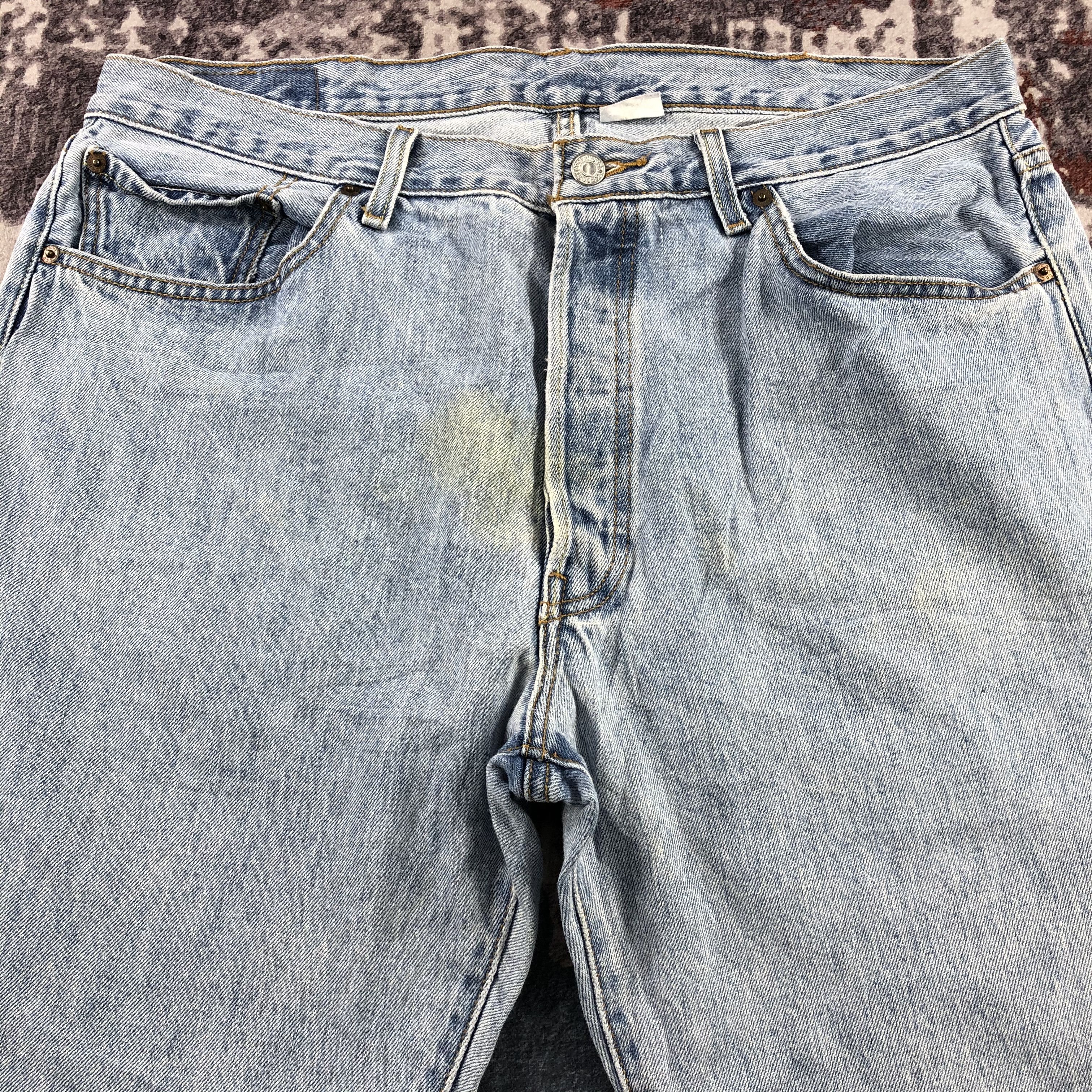Levi's × Vintage Vintage Light Wash Levis 501 Jeans-JM2875 Size US 38 / EU 54 - 3 Thumbnail