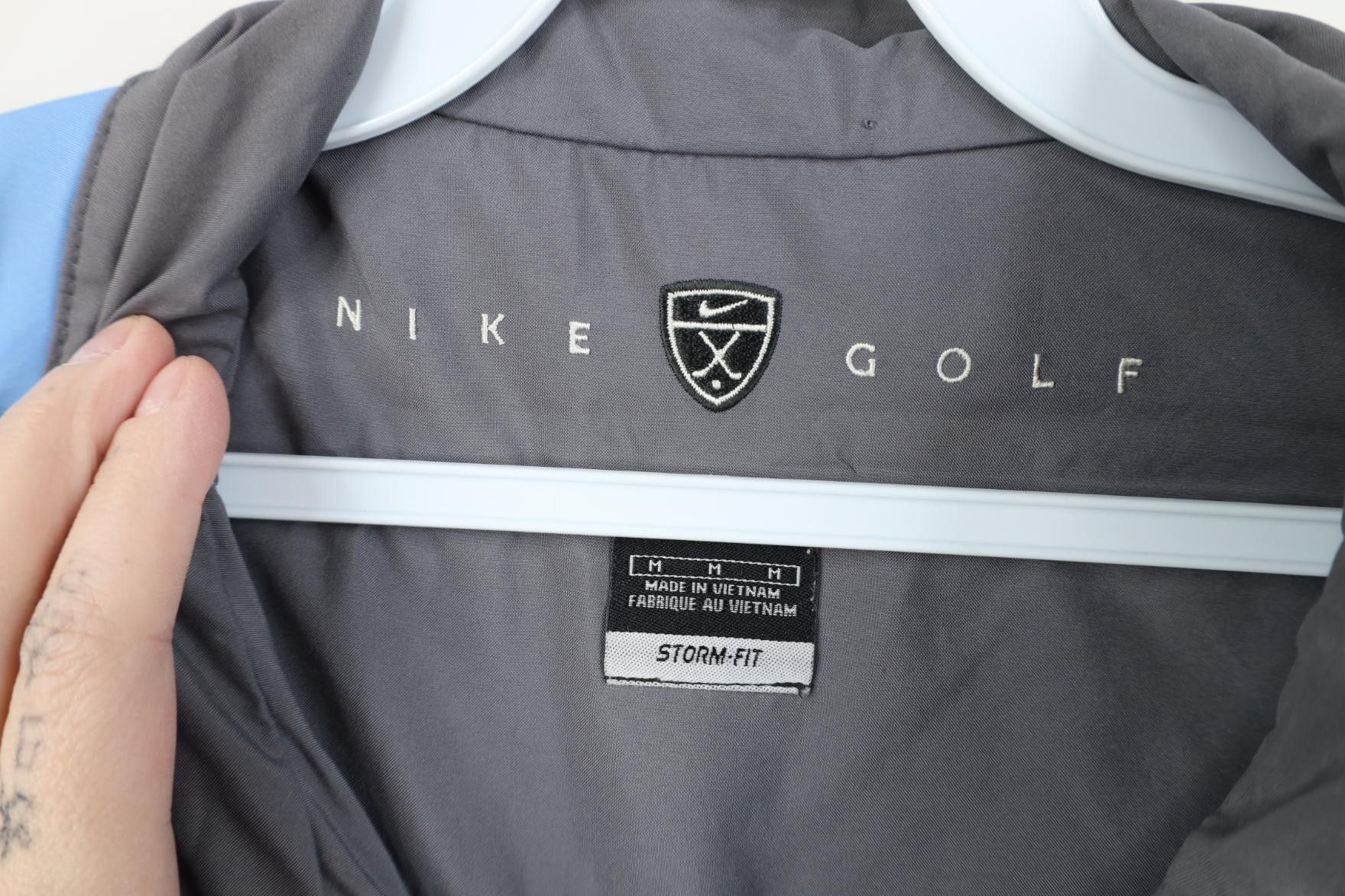 Nike Vintage Y2K Nike Golf Waterproof Rain Full Zip Jacket Size US M / EU 48-50 / 2 - 13 Thumbnail