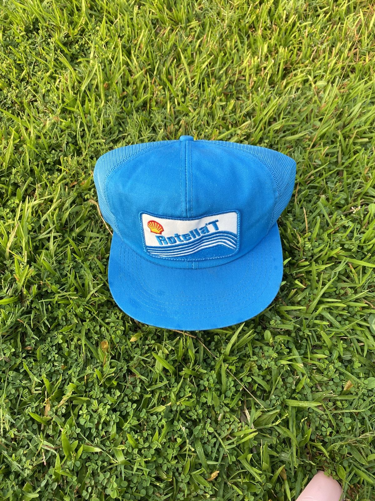 Other Vintage shell truckerhat patch 80s x vintage Size ONE SIZE - 8 Thumbnail
