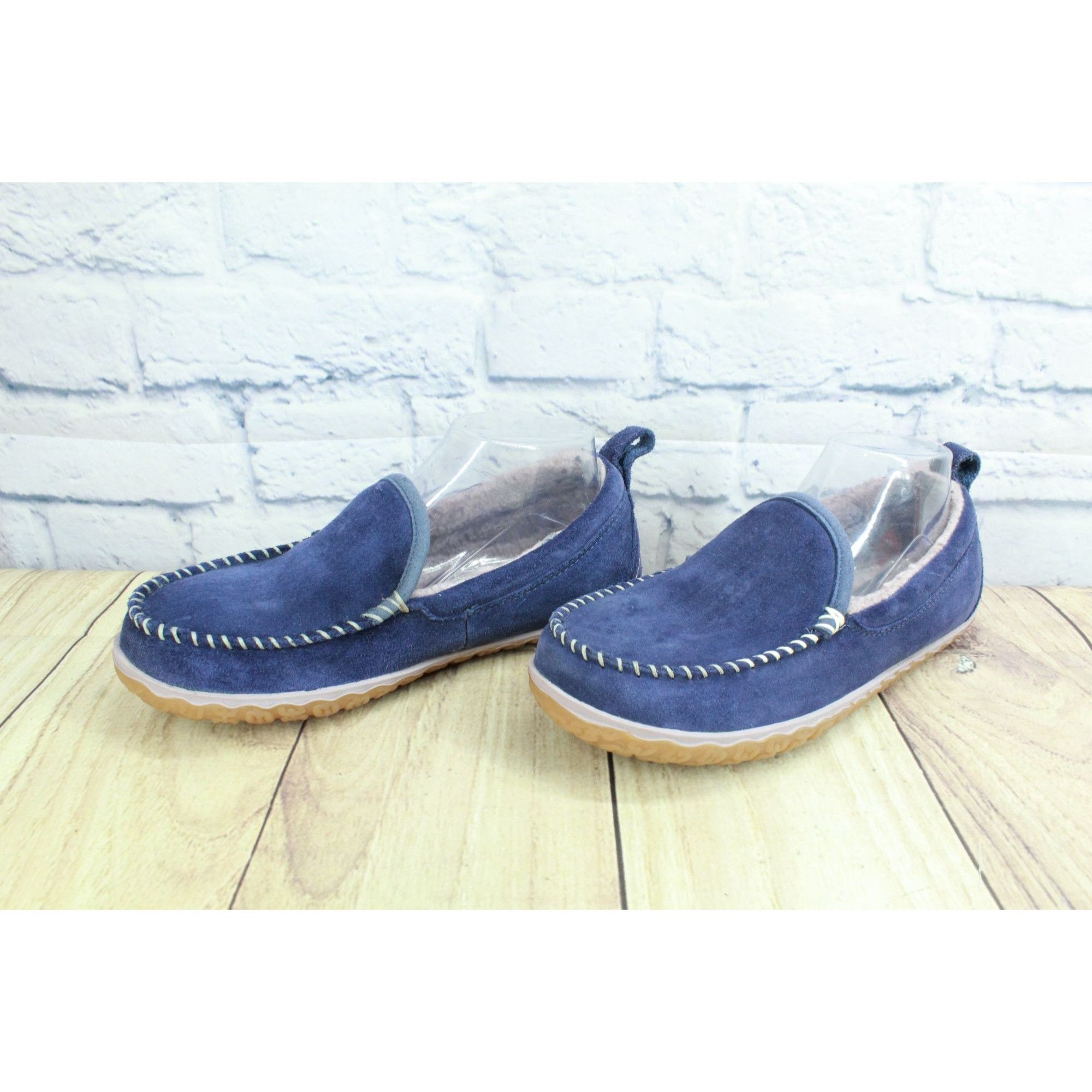 L.L. Bean LL Bean Purple Suede Fleece Lined Mountain Moccasin Slippers Size US 8 / IT 38 - 3 Thumbnail