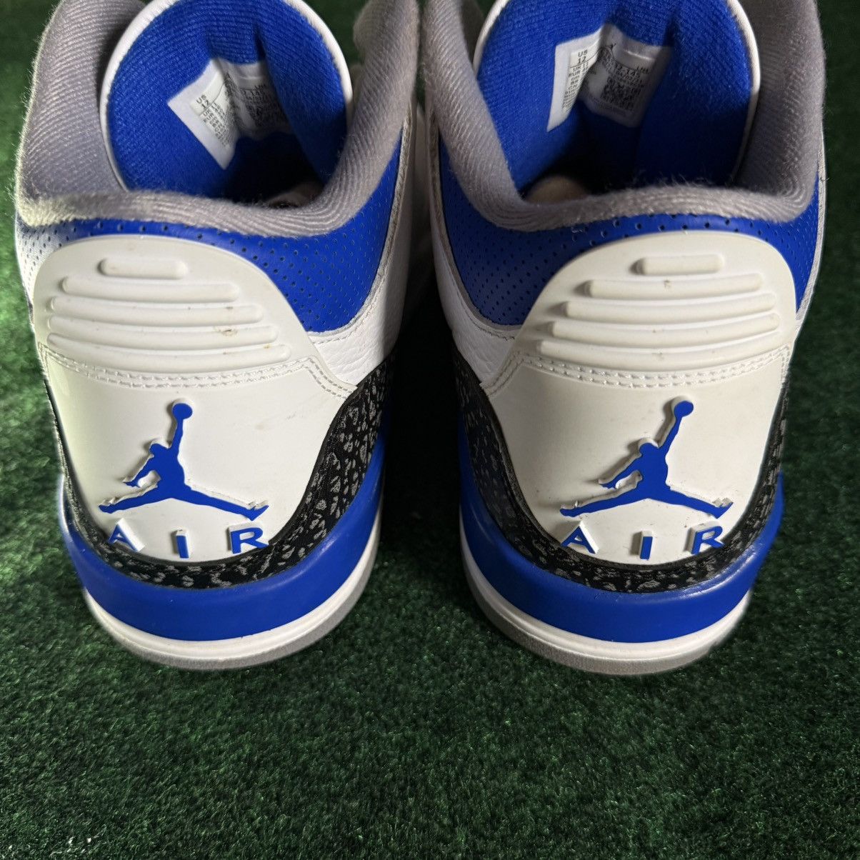 Jordan Brand Air Jordan 3 retro “Racer Blue” Size US 12 / EU 45 - 6 Thumbnail
