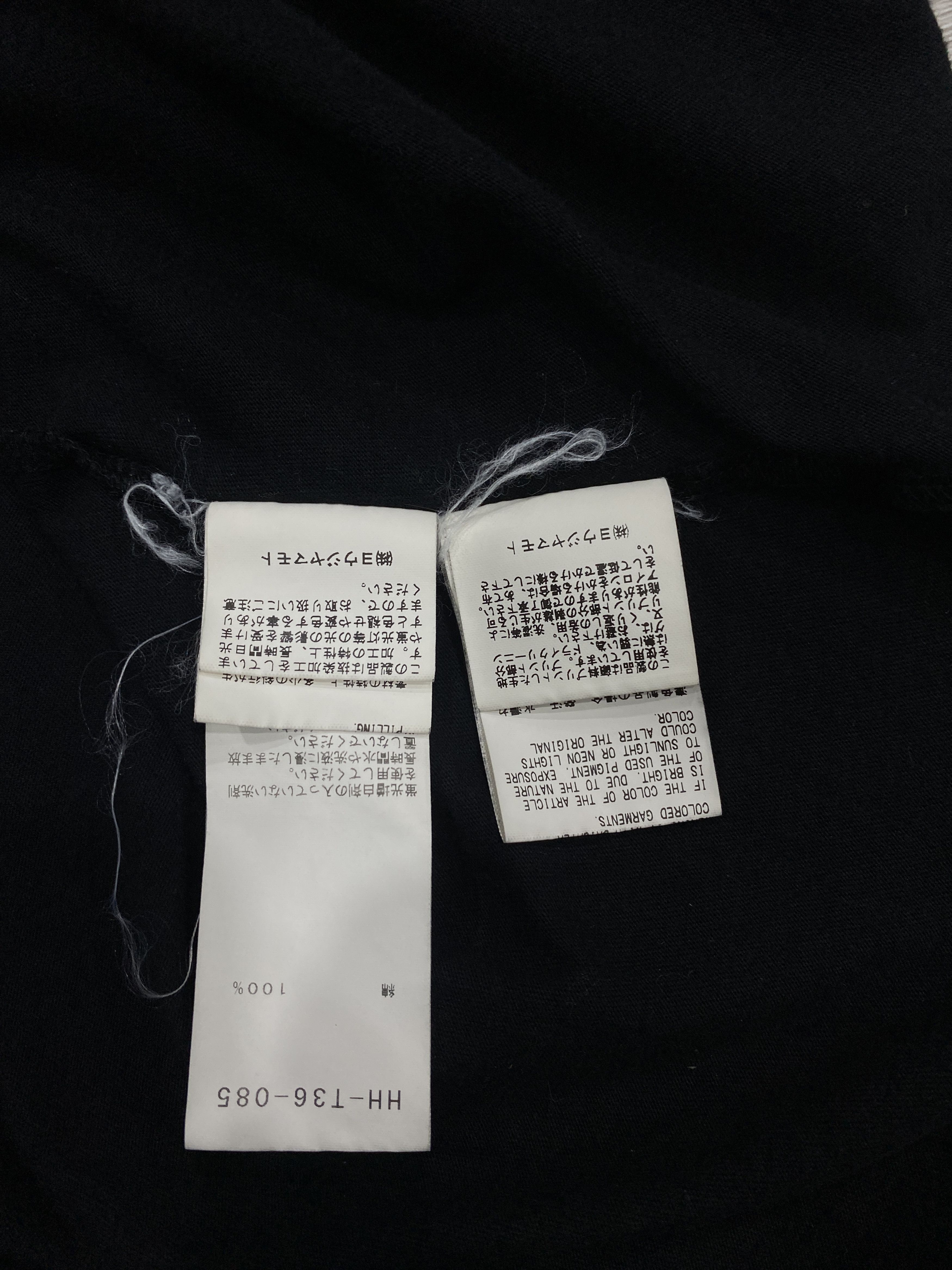 Yohji Yamamoto YOHJI YAMAMOTO 19SS Black Letter Tee Shirt Size US L / EU 52-54 / 3 - 5 Thumbnail