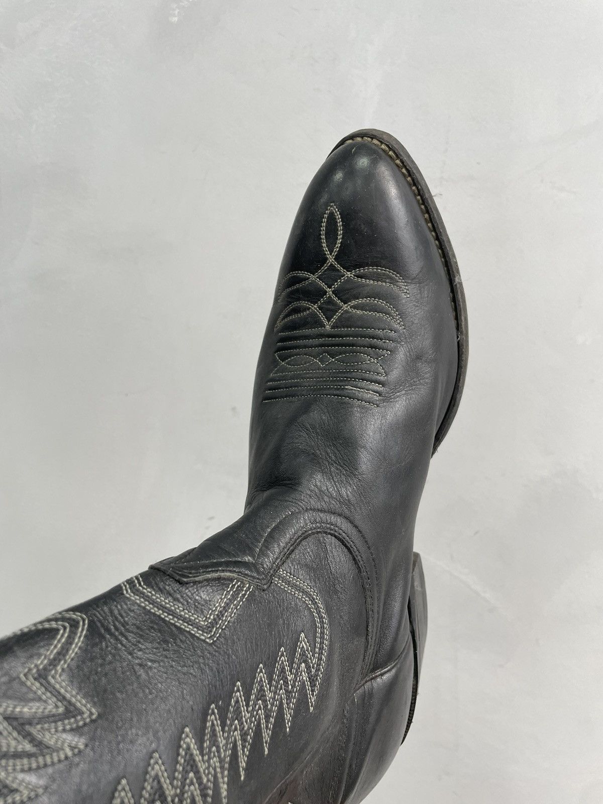 Western Rise Rare moto western USA guidi style leather boots 90s Size US 10 / EU 43 - 8 Thumbnail