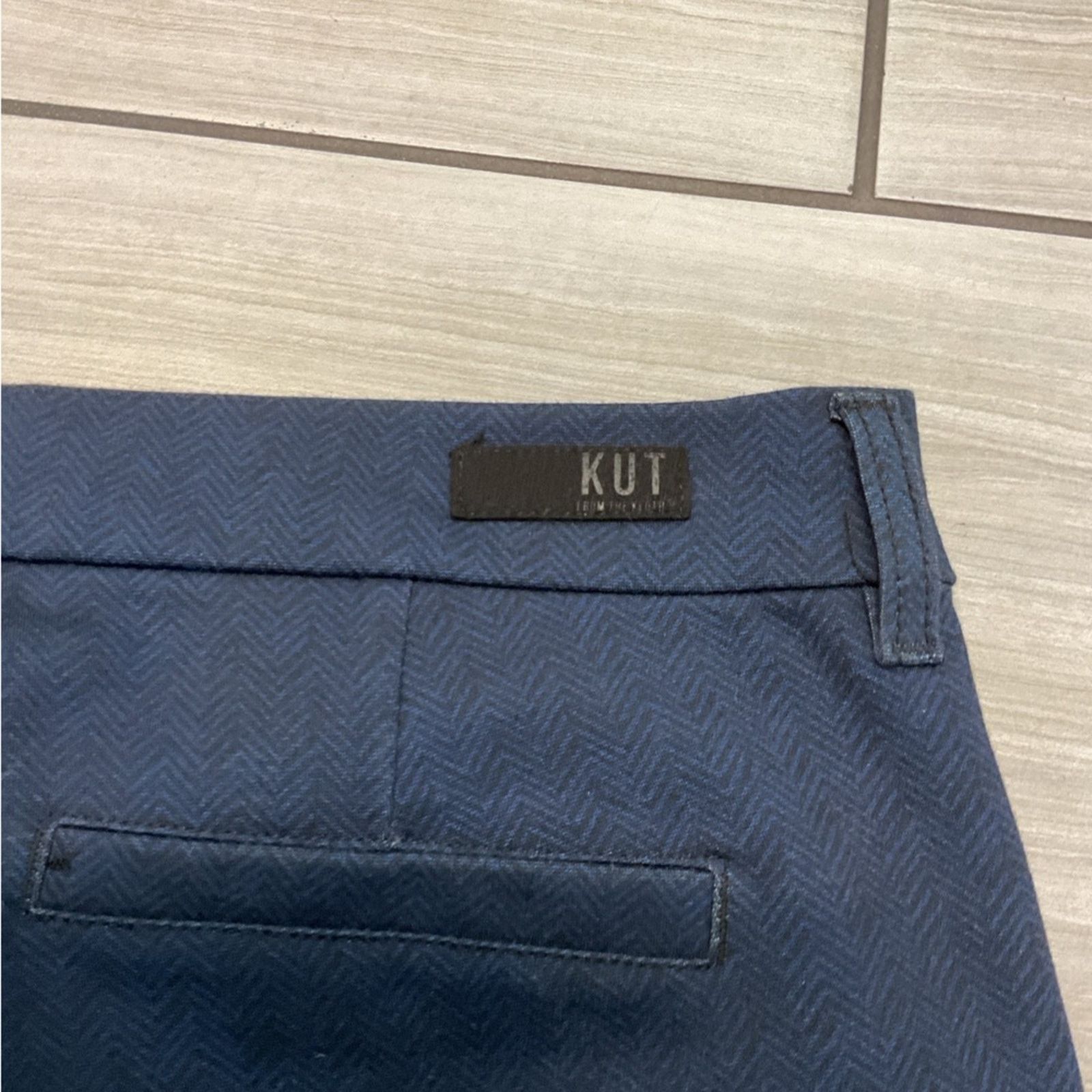 Vintage KUT Women's High Rise Dress Pants Size 34" / US 12 / IT 48 - 4 Thumbnail