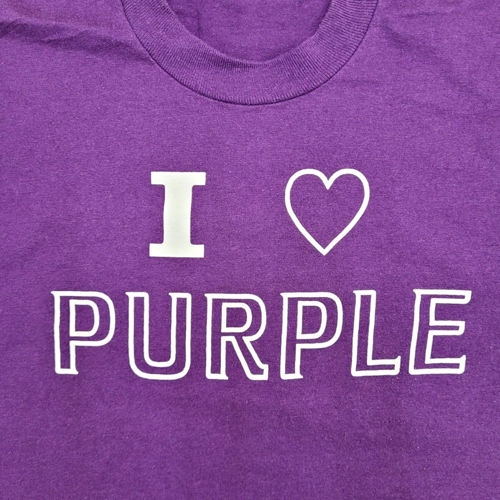 Fruit Of The Loom VINTAGE Purple Lover Shirt Women Medium 90s USA 19x25 Purple Size M / US 6-8 / IT 42-44 - 7 Thumbnail