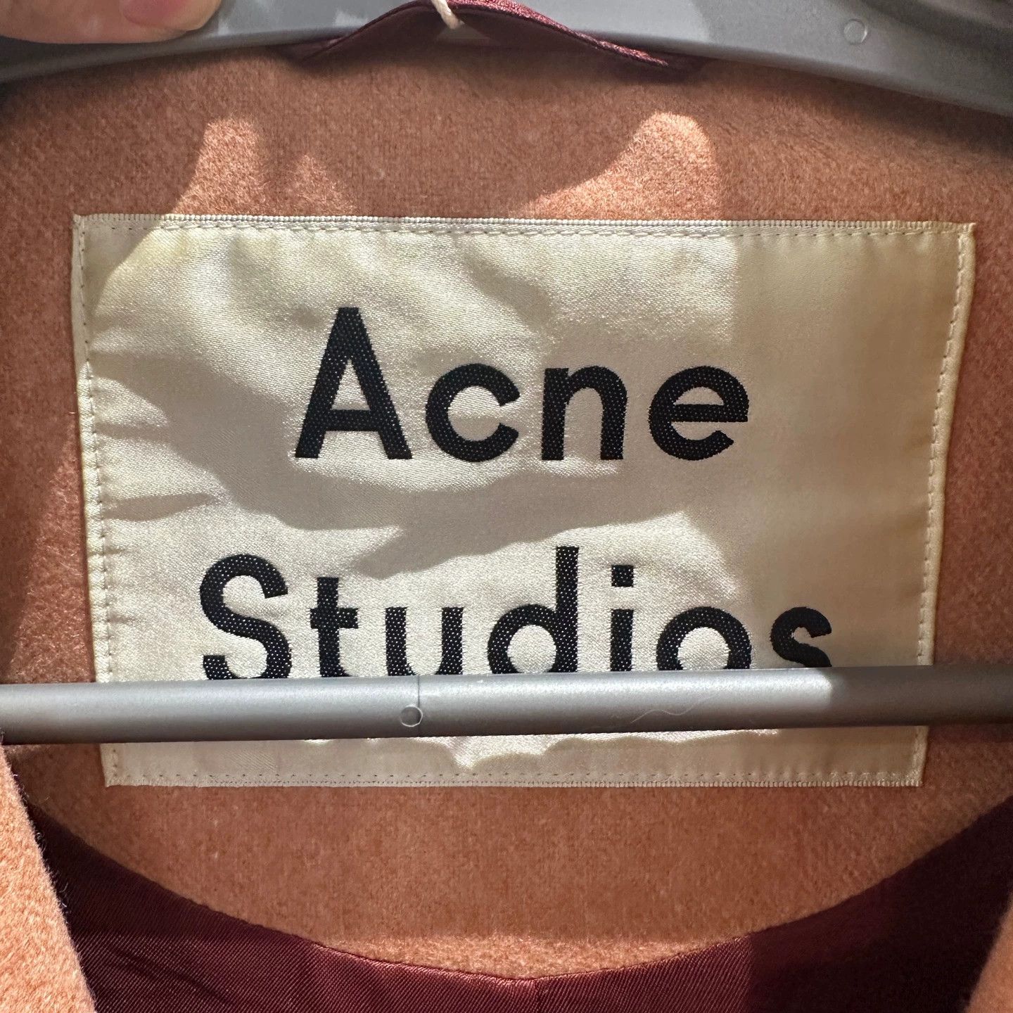 Acne Studios Acne Studios may696 Check Wool Lapel Coat Women's Size XS / US 0-2 / IT 36-38 - 3 Thumbnail