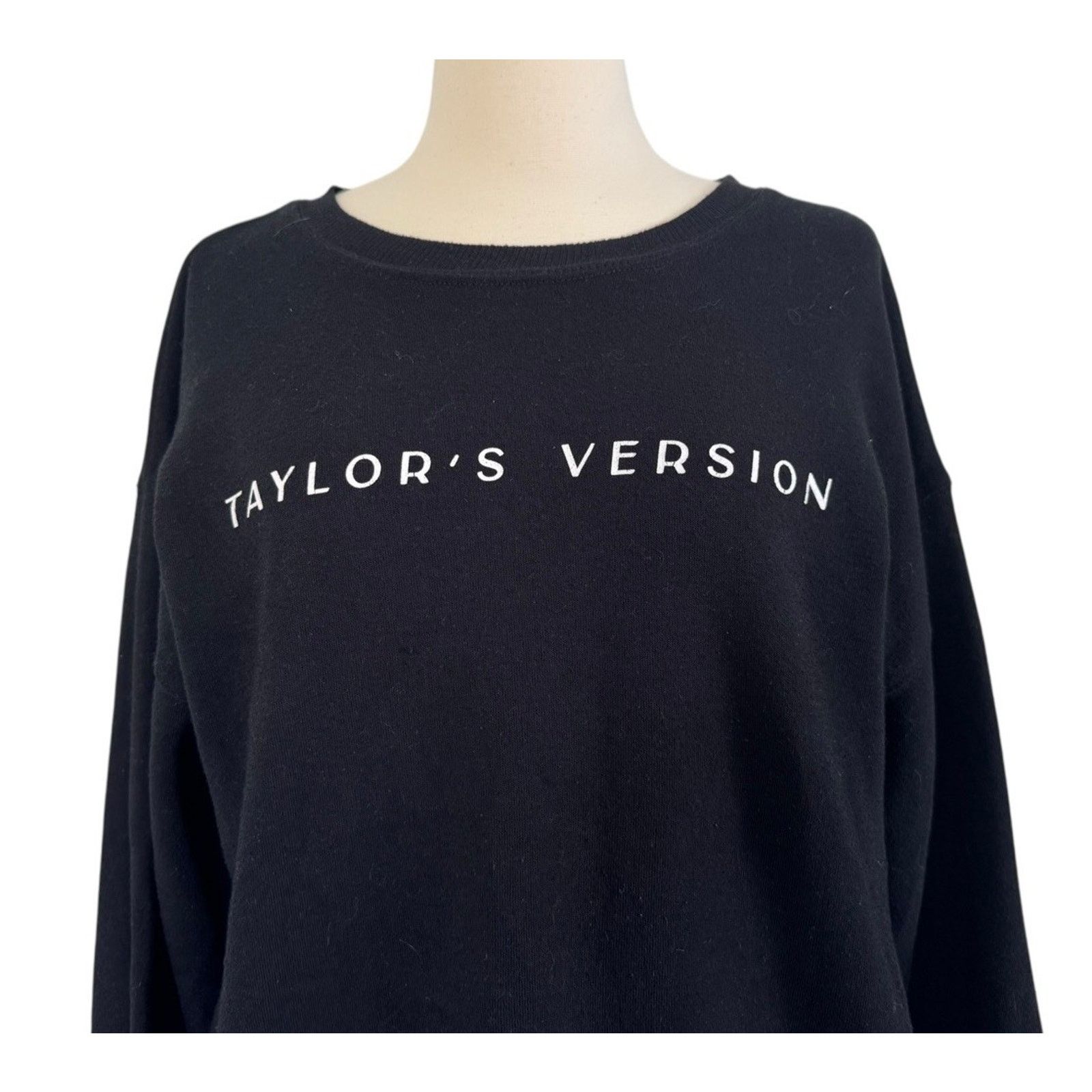 Other Taylor Swift Taylors Version Black Sweatshirt Official Merch Size M / US 6-8 / IT 42-44 - 4 Thumbnail