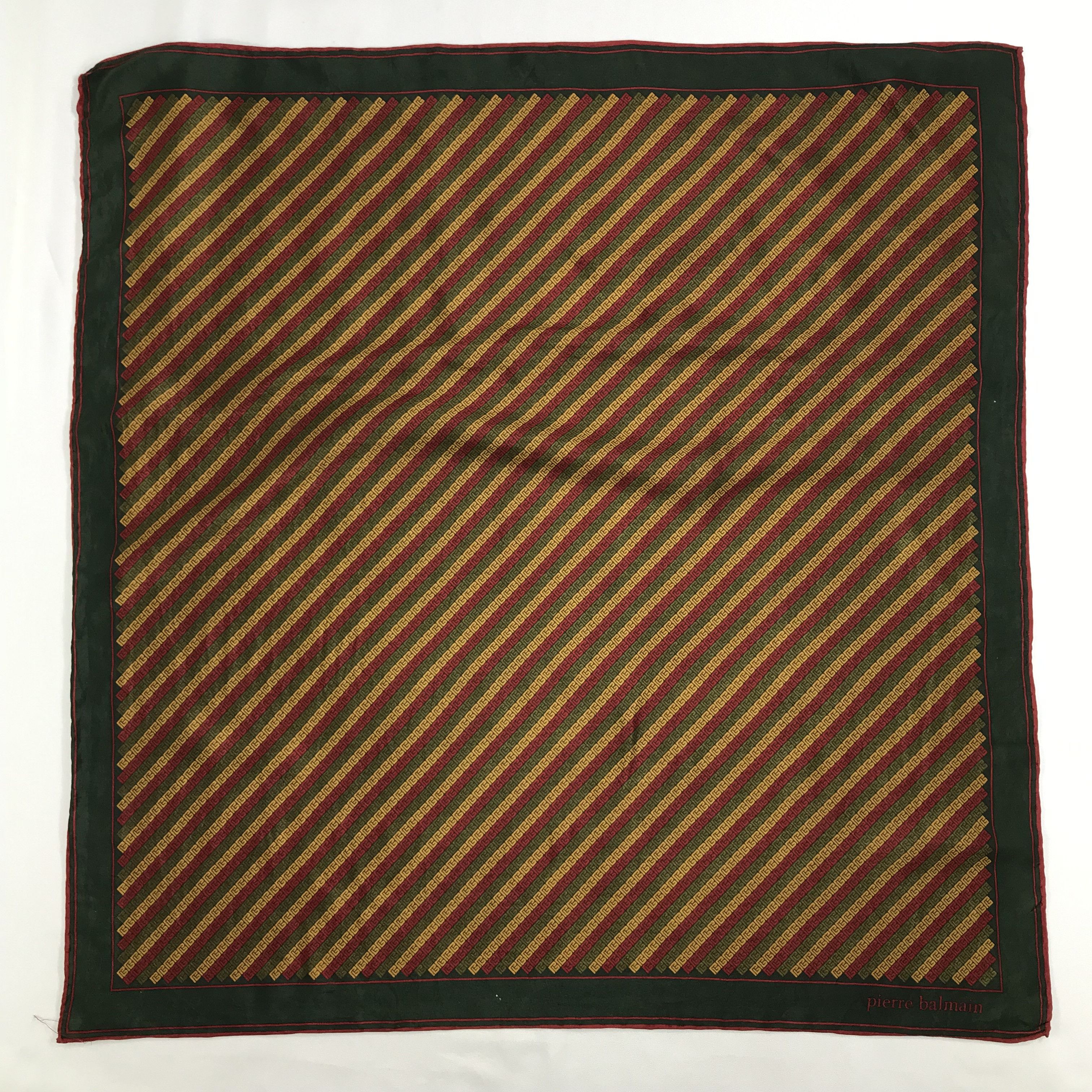 Pierre Balmain × Vintage Pierre Balmain Bandana / Handkerchief / Neckerchief - S2598 Size ONE SIZE - 1 Thumbnail
