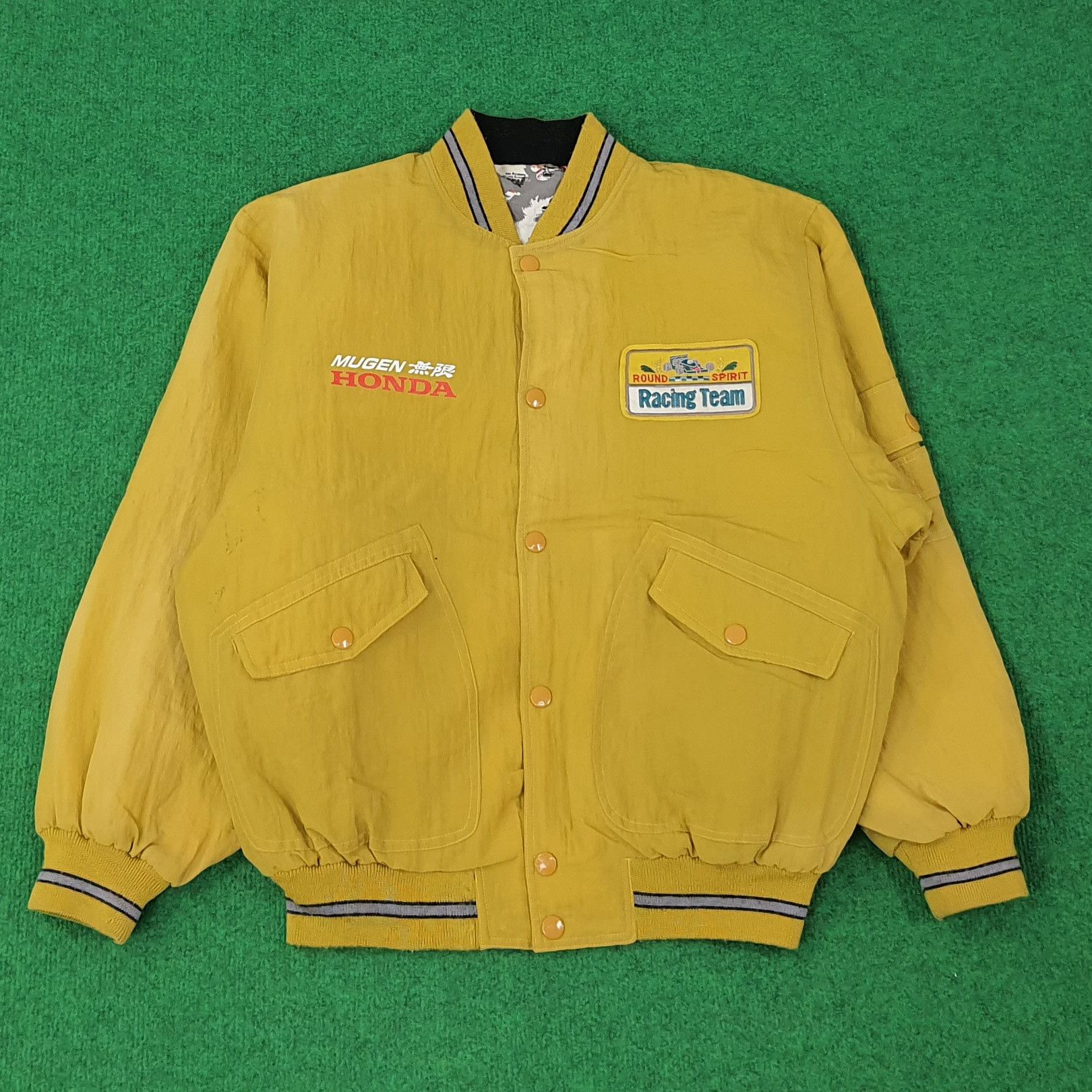 Japanese Brand Vintage Motor Cross Reversible Custom Honda Racing C247N6 Size US M / EU 48-50 / 2 - 10 Thumbnail