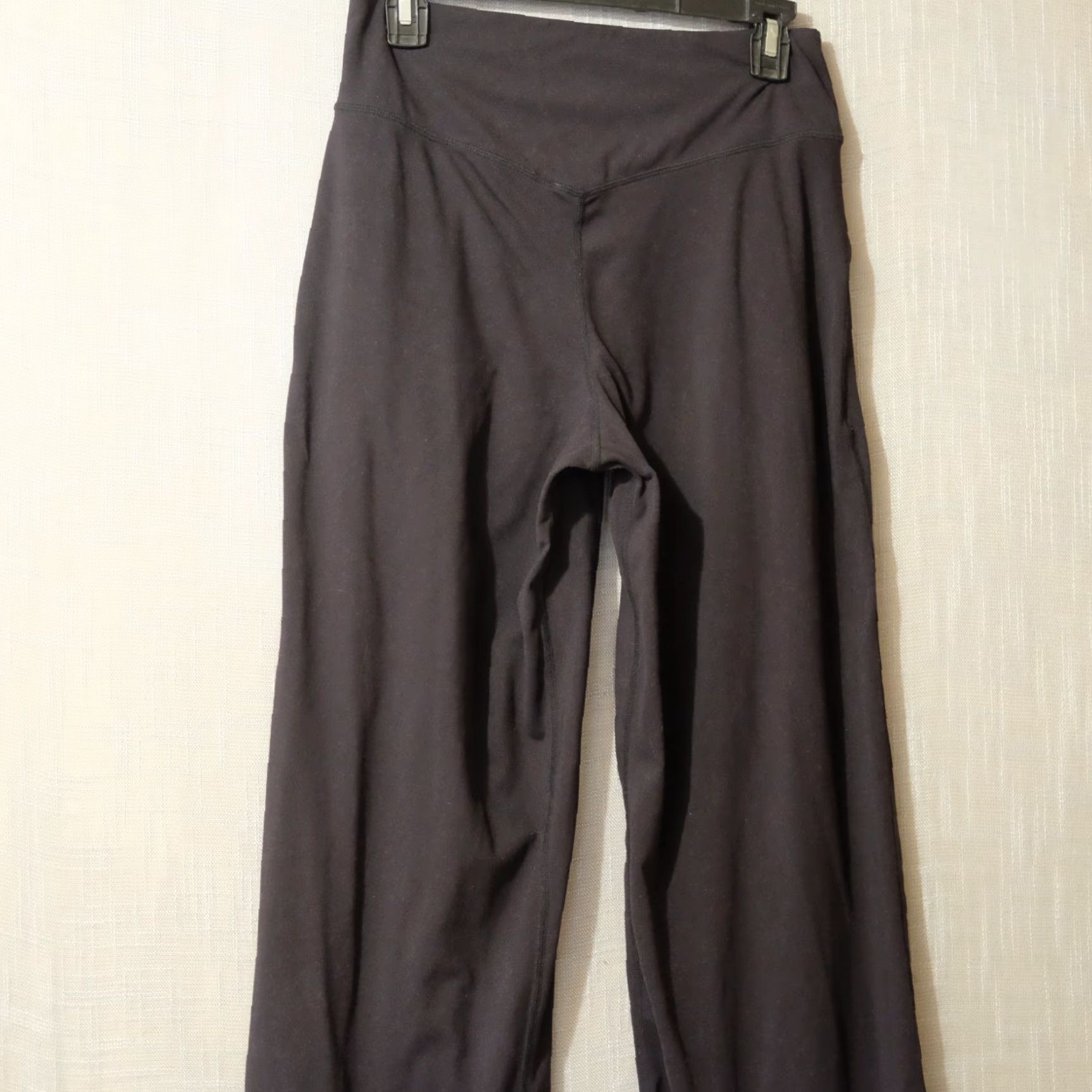 Vintage Promover Yoga Pants Black Wide Leg Womens M #A16-24 Shirt? Size 32" / US 10 / IT 46 - 6 Thumbnail