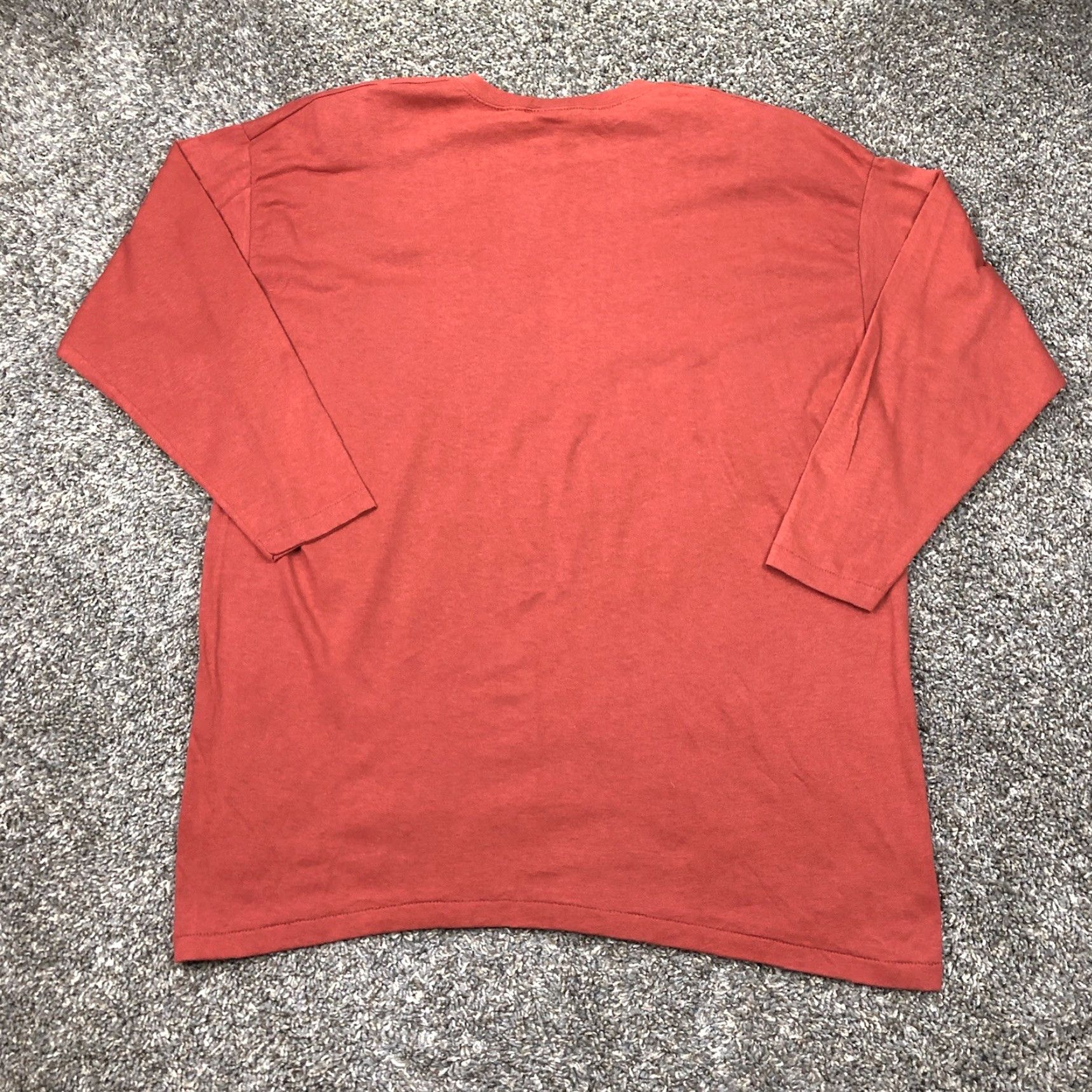 Vintage VINTAGE Decosport T-Shirt Long Sleeve Orange 2XL Unisex Adults 90s 50/50 Blank Crew Neck New With Tags Size US XXL / EU 58 / 5 - 3 Thumbnail