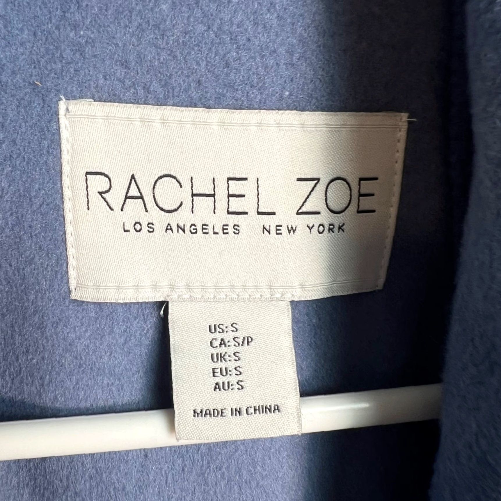 Rachel Zoe VINTAGE Rachel Zoe Pea Coat Womens Small Blue Wool Blend Size S / US 4 / IT 40 - 3 Thumbnail