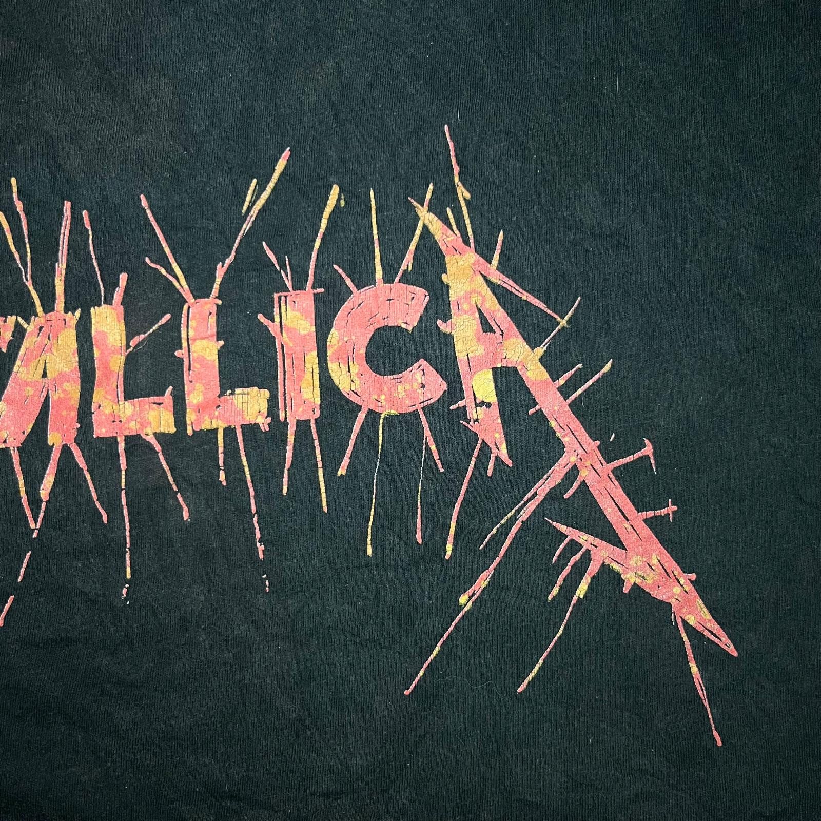 Metallica 💀 Metallica Distressed Skull Graphic Band Tee – 2X Size US XXL / EU 58 / 5 - 6 Thumbnail