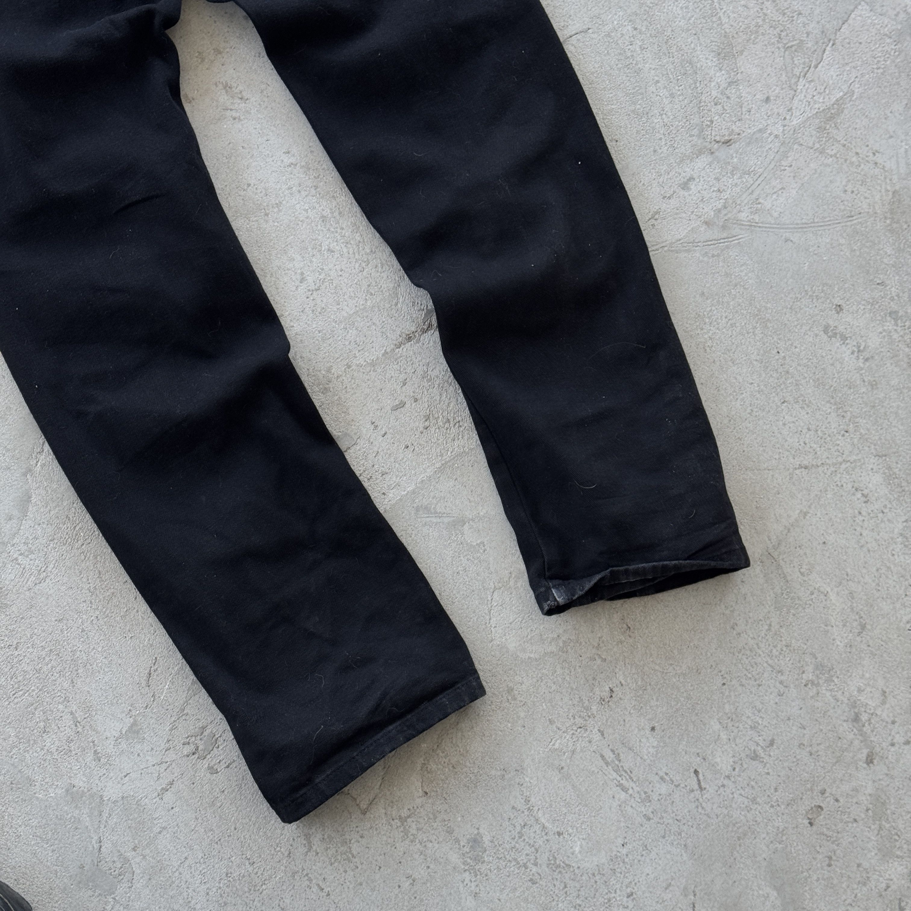 Vintage Miuko Creative Collection Black Side Zip Flare Denim Jeans Size US 33 - 9 Thumbnail
