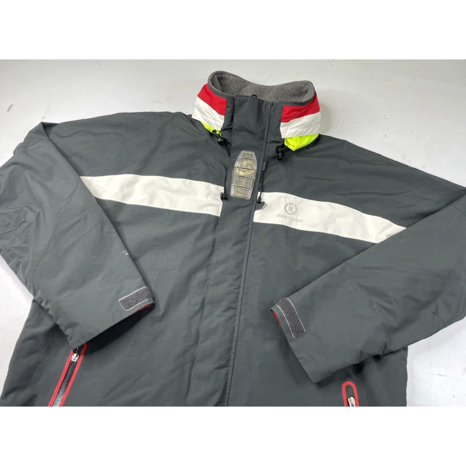 Henri Lloyd Henri Lloyd Jacket Mens XL Hooded Inshore Osprey Polyamide Waterproof All Seasons Gray Blue Logo Size US XL / EU 56 / 4 - 2 Thumbnail