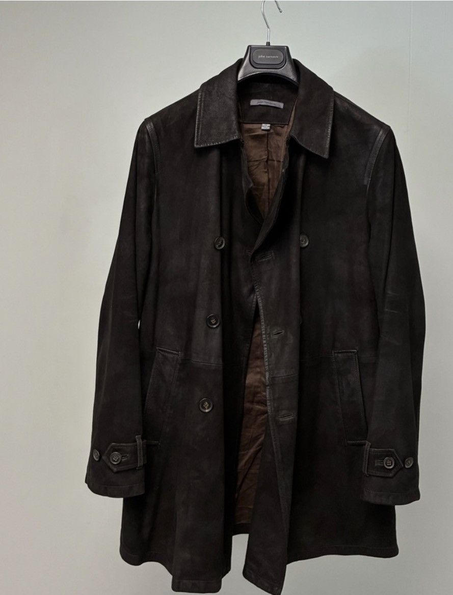 John Varvatos Goat suede trench coat EU 48 USA 38 Size US M / EU 48-50 / 2 - 3 Thumbnail