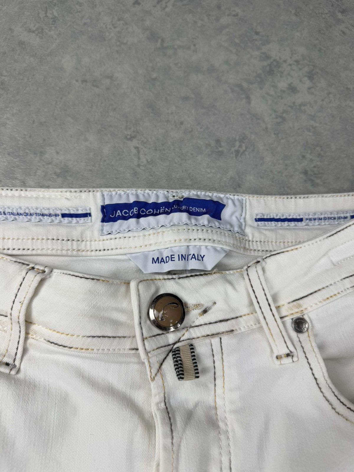Jacob Cohen Jacob Cohen Bard White Denim Jeans Size 32 Size US 32 / EU 48 - 9 Thumbnail
