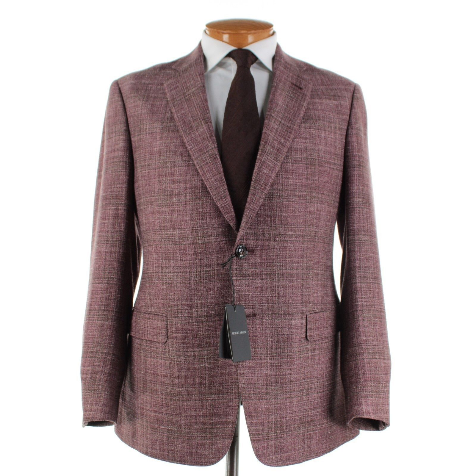 Giorgio Armani Giorgio Armani Sport Coat Size 40 Regular US in Purple Size 40R - 1 Thumbnail