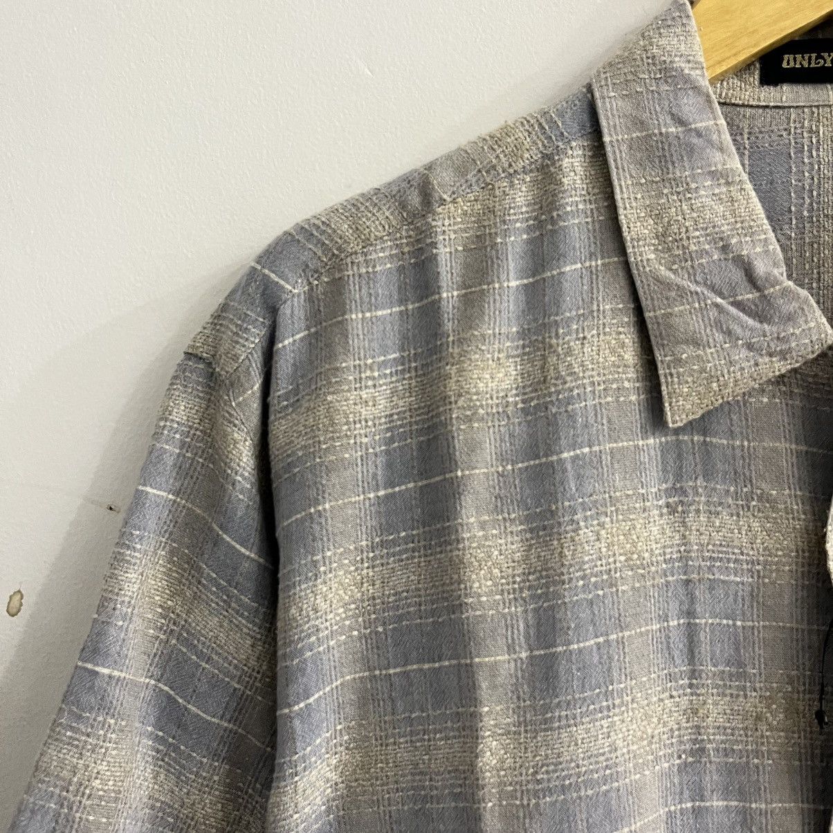 Japanese Brand Only You Plaid Gradation Button Up Shirt Size US L / EU 52-54 / 3 - 4 Thumbnail