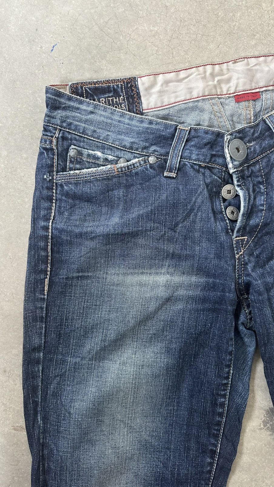 Marithe + Francois Girbaud MARITHE FRANCOIS GIRBAUD DENIM PANT Size US 34 / EU 50 - 5 Thumbnail