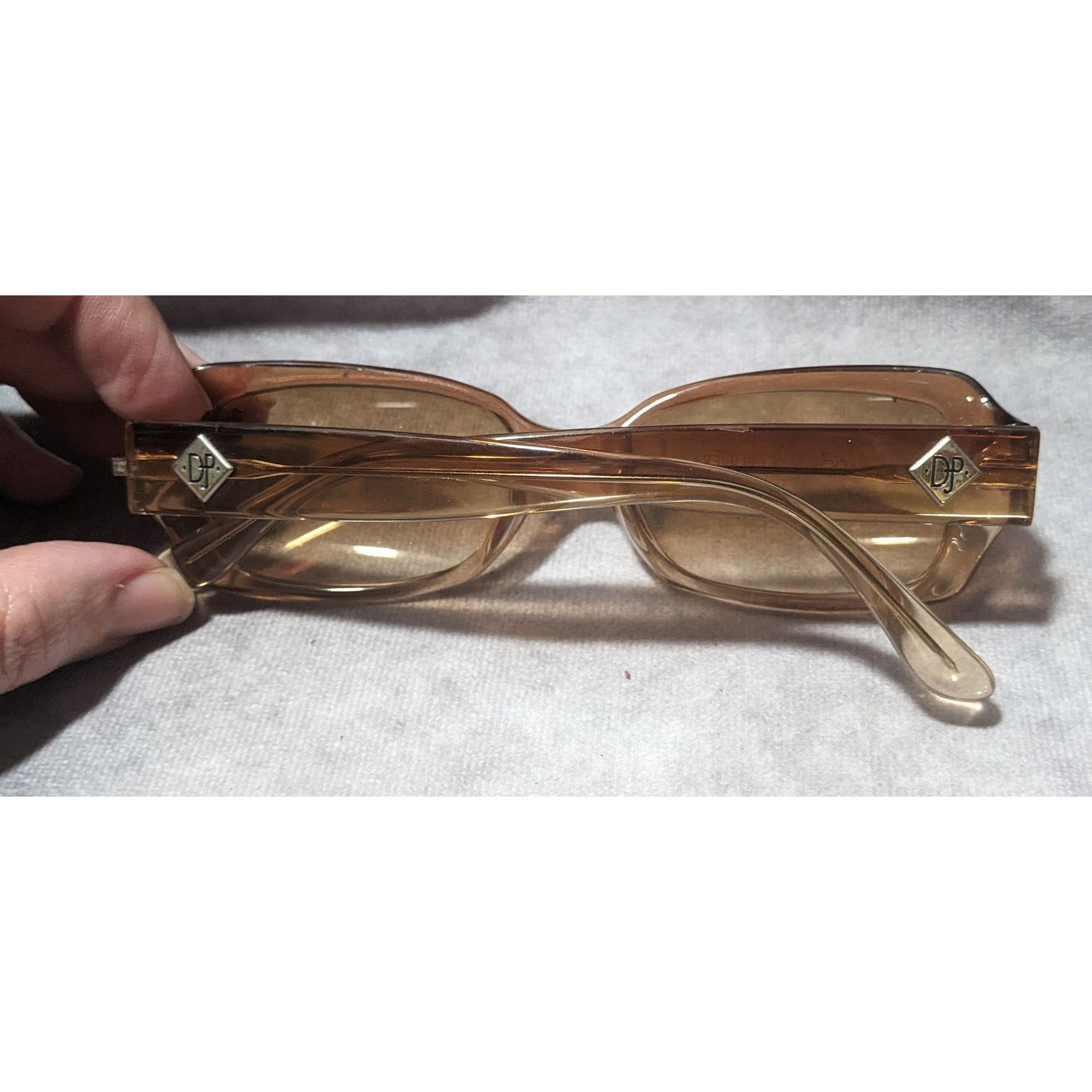 Donald Pliner Vintage Donald J Pilner Translucent Sunglasses Size ONE SIZE - 8 Thumbnail